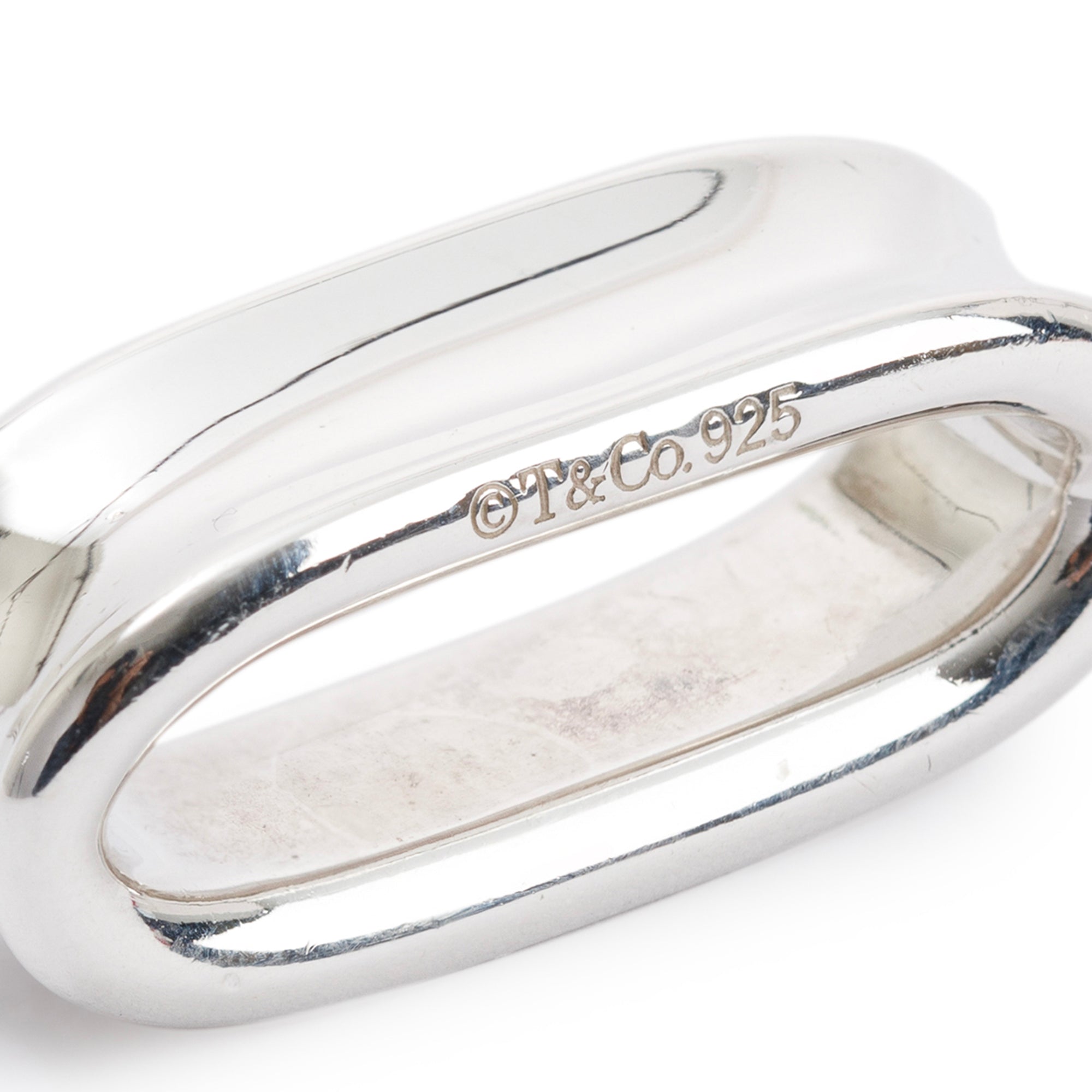 Tiffany & Co. Sterling Silver 1837 Oval Pendant