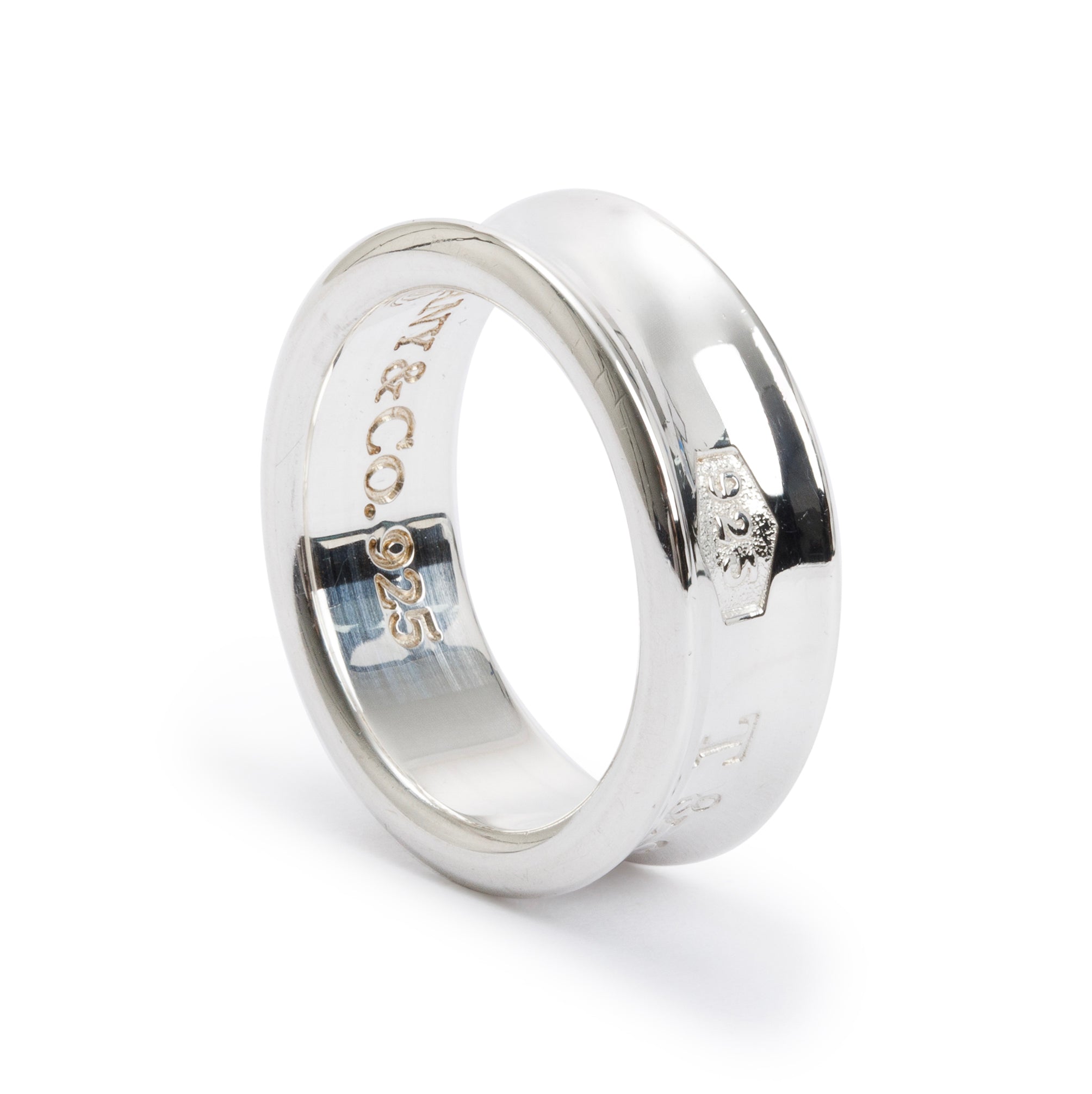 Tiffany & Co. Sterling Silver 1837 Ring, Size 6