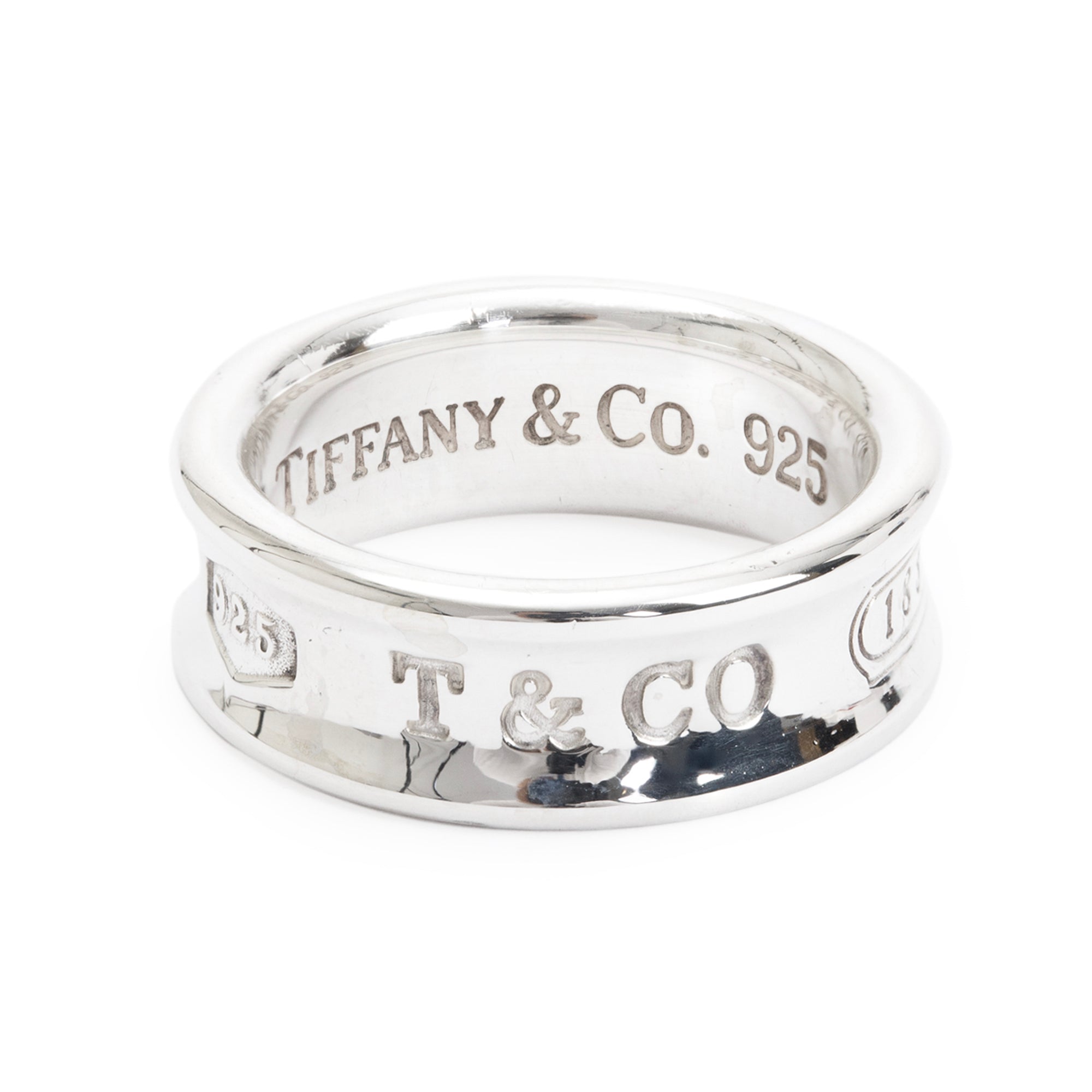 Tiffany & Co. Sterling Silver 1837 Ring, Size 6