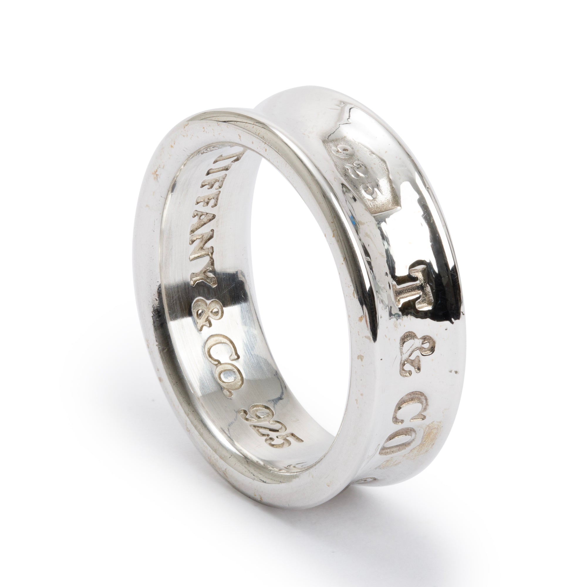 Tiffany & Co. Sterling Silver 1837 Ring, Size 6.5