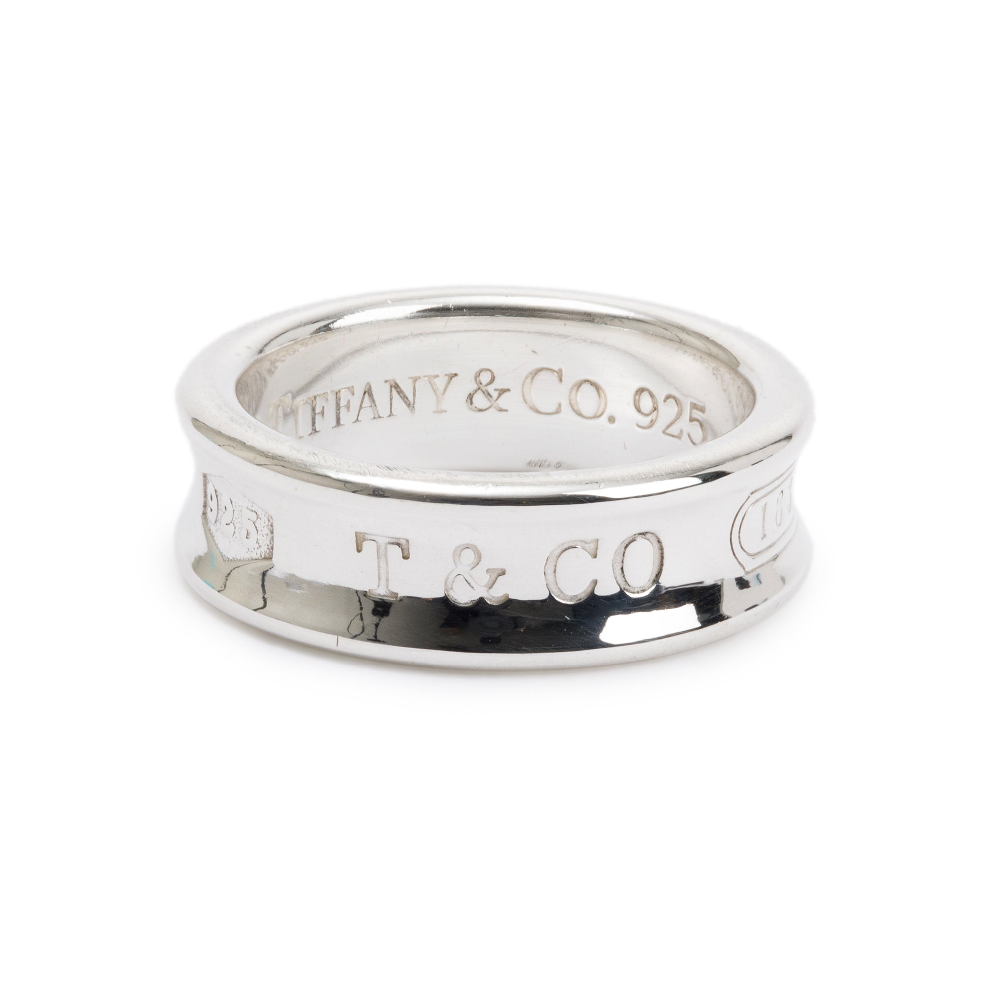 Tiffany & Co. Sterling Silver 1837 Ring, Size 6.75