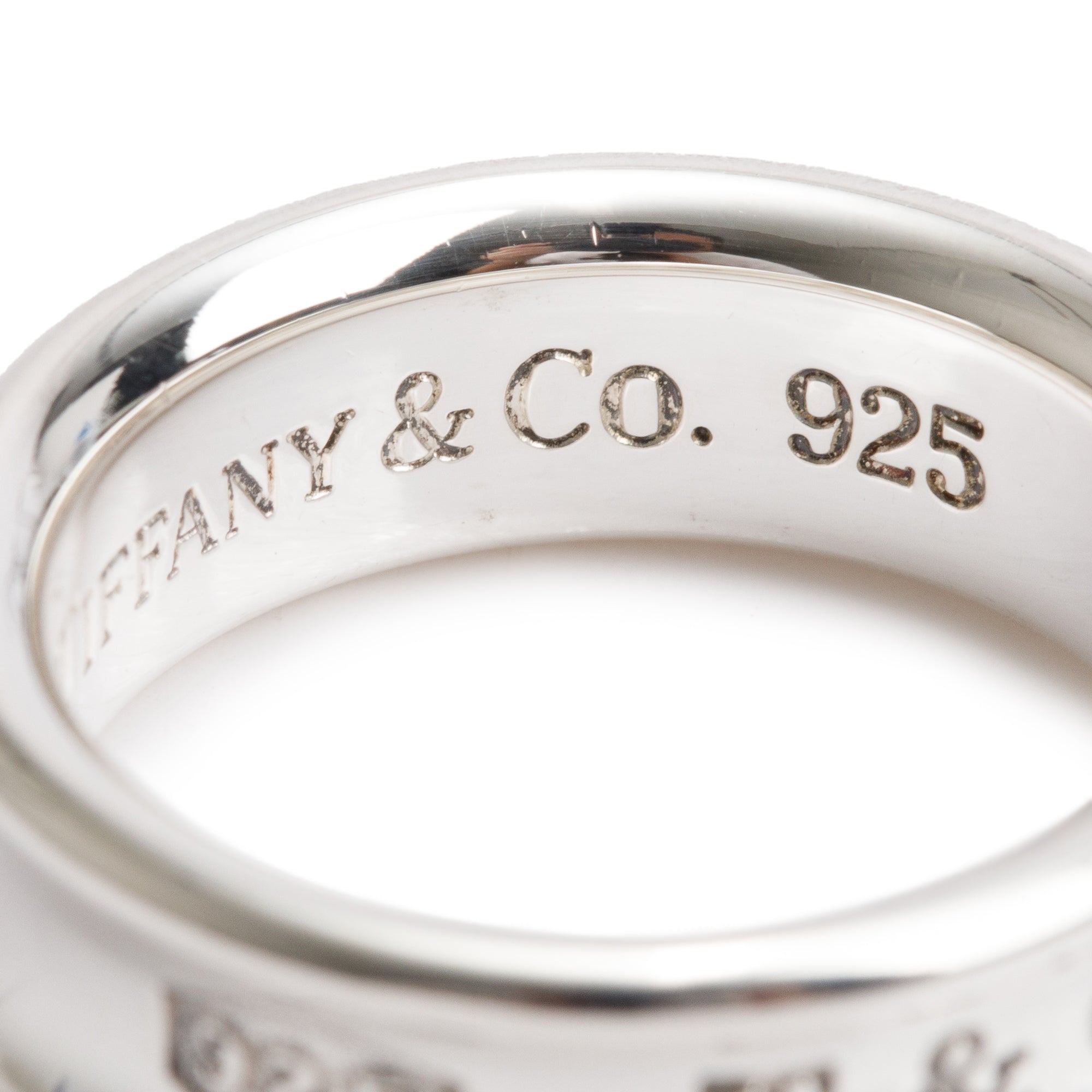Tiffany & Co. Sterling Silver 1837 Ring, Size 6.75