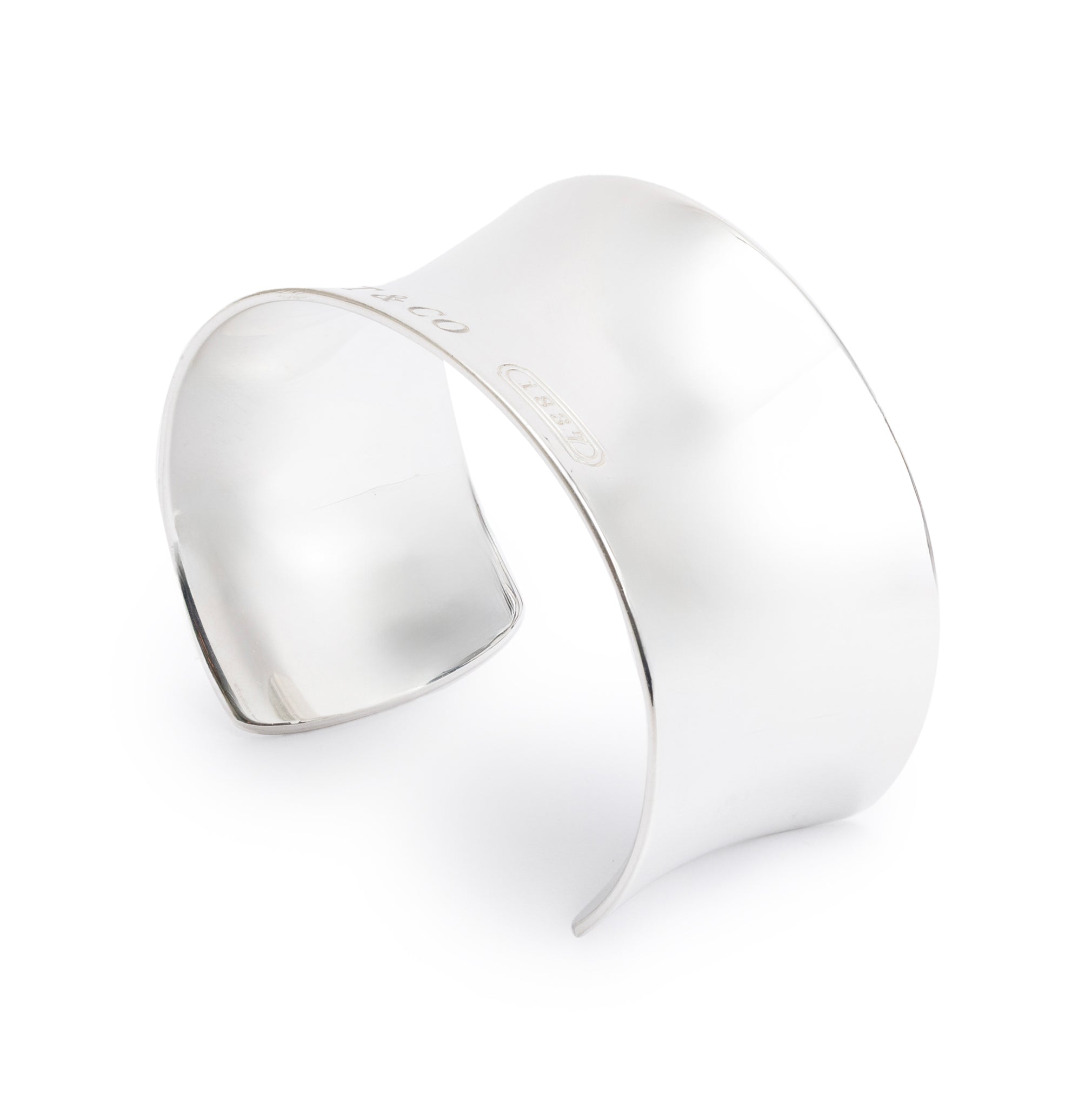 Tiffany & Co. Sterling Silver 1837 Wide Cuff Bracelet