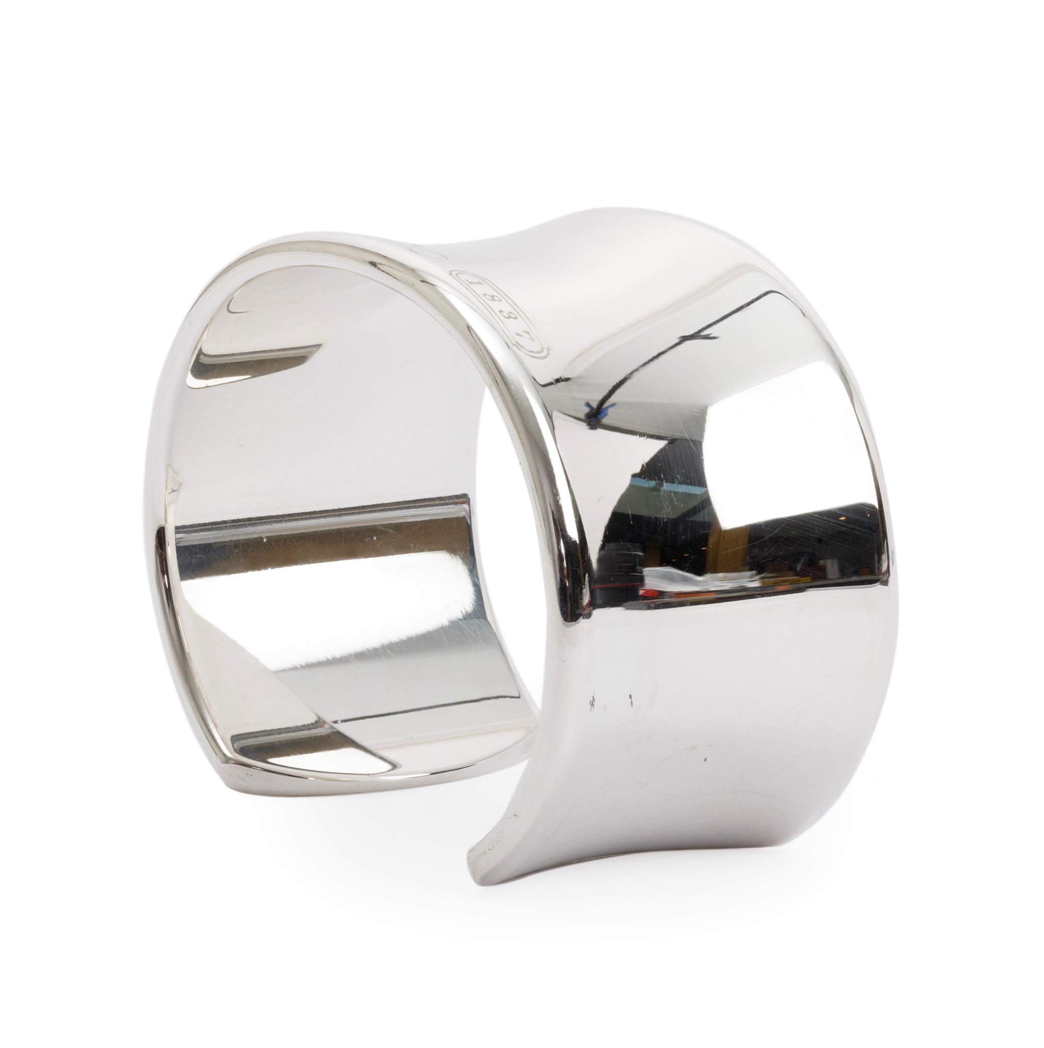 Tiffany & Co. Sterling Silver 1837 Wide Cuff Bracelet