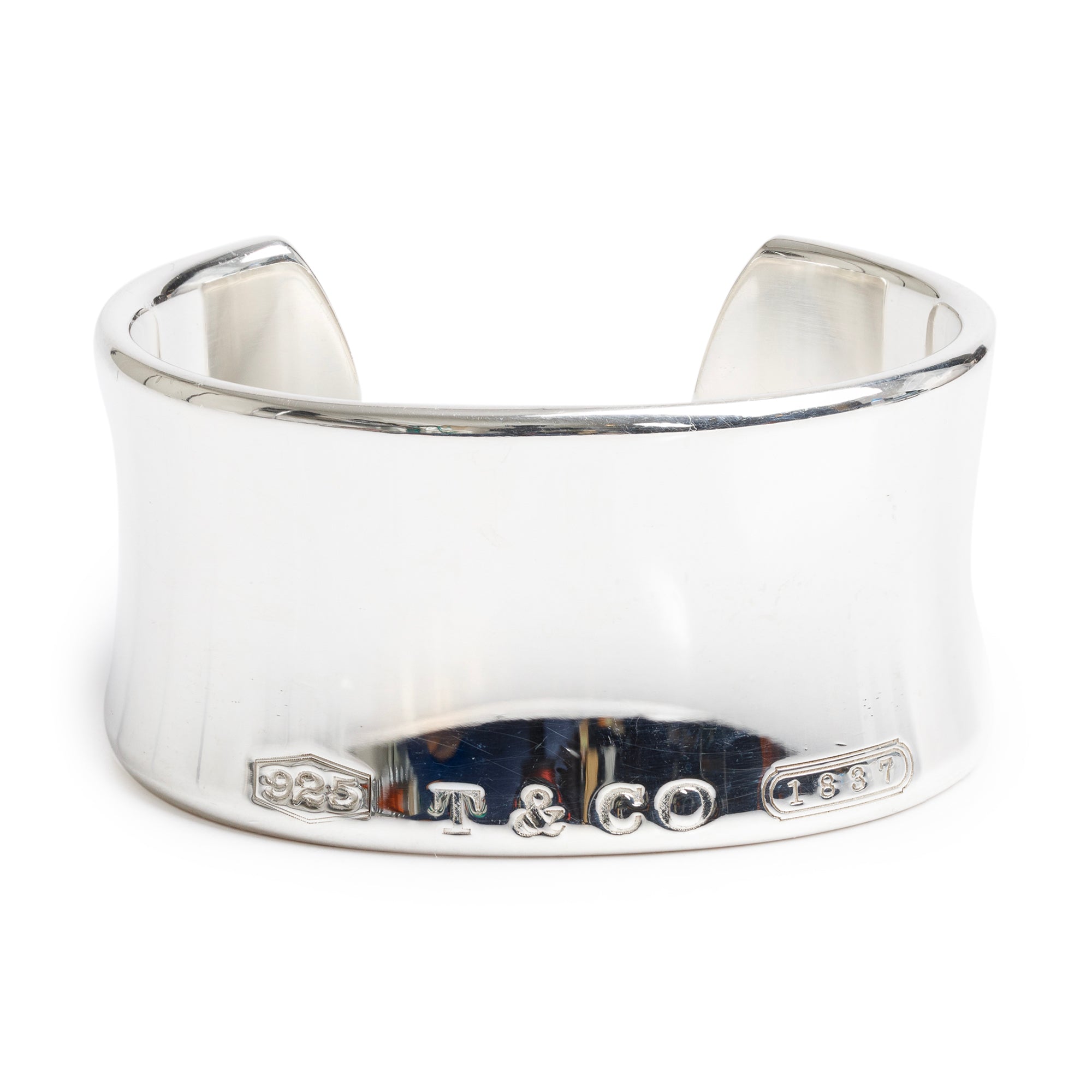 Tiffany & Co. Sterling Silver 1837 Wide Cuff Bracelet