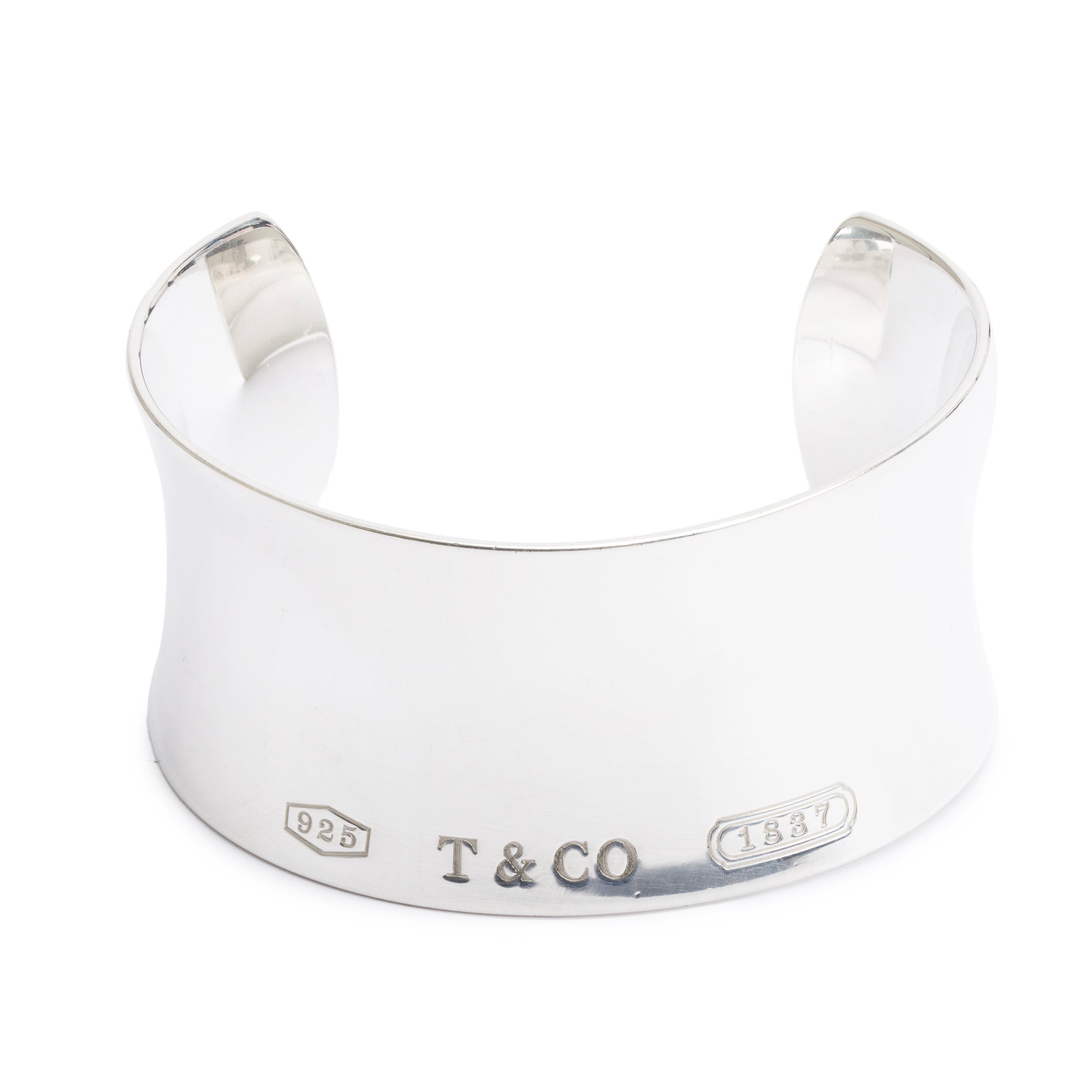 Tiffany & Co. Sterling Silver 1837 Wide Cuff Bracelet