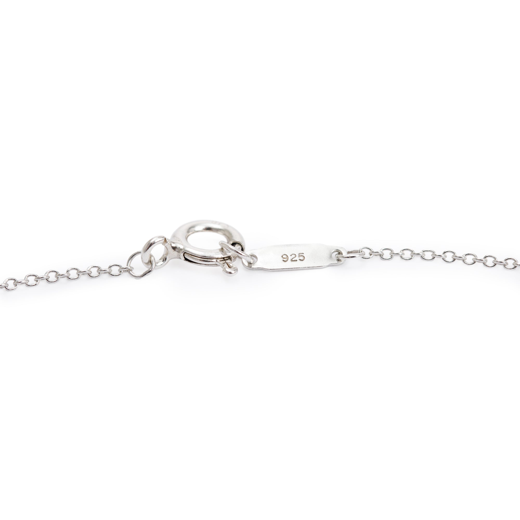 Tiffany & Co. Sterling Silver & 18k Rose Gold Save the Wild Elephant Charm Necklace