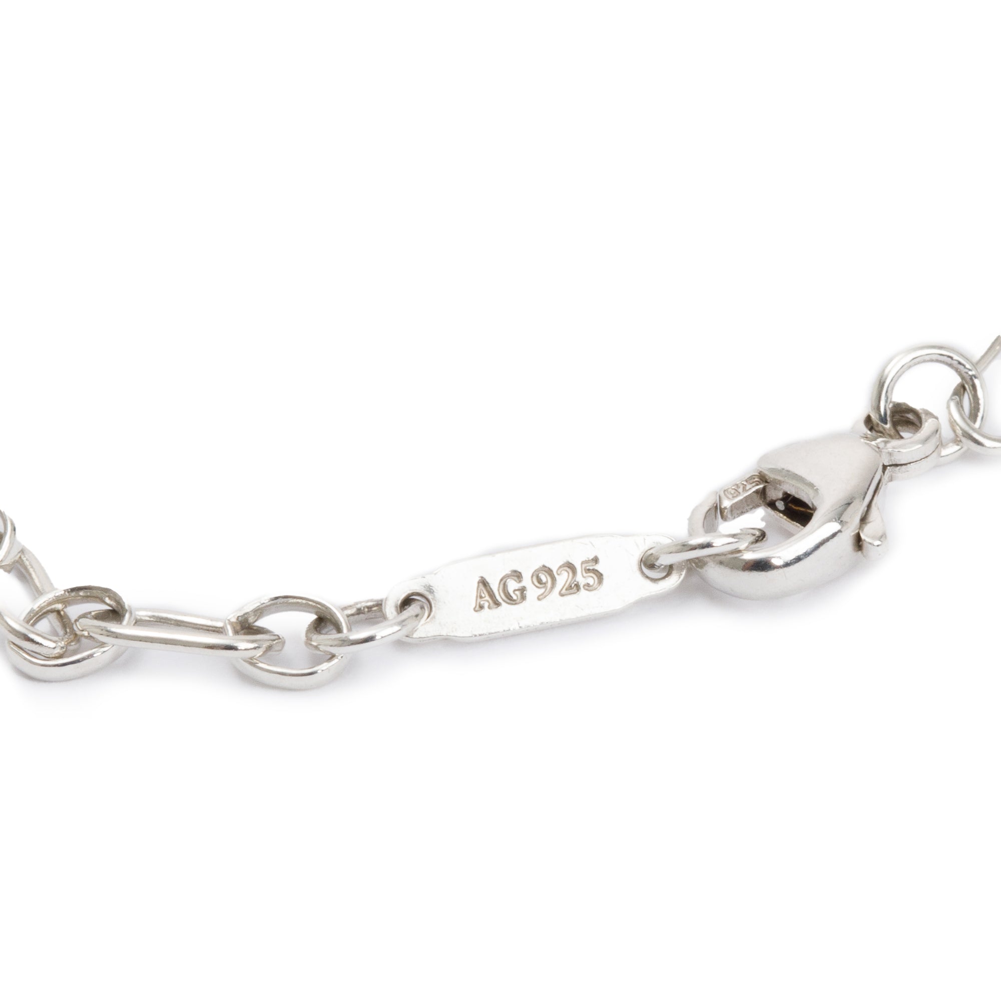 Tiffany & Co. Sterling Silver & 18k Rose Gold Vintage Round Lock Bracelet