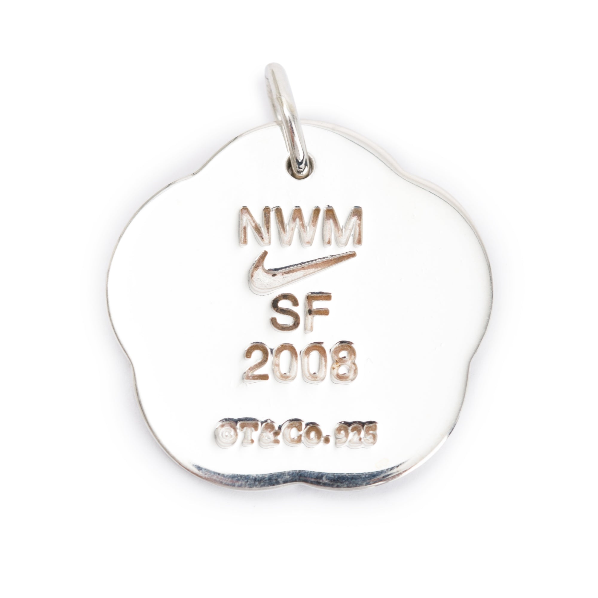 Tiffany & Co. Sterling Silver 2008 Nike SF Women's Marathon Charm Pendant