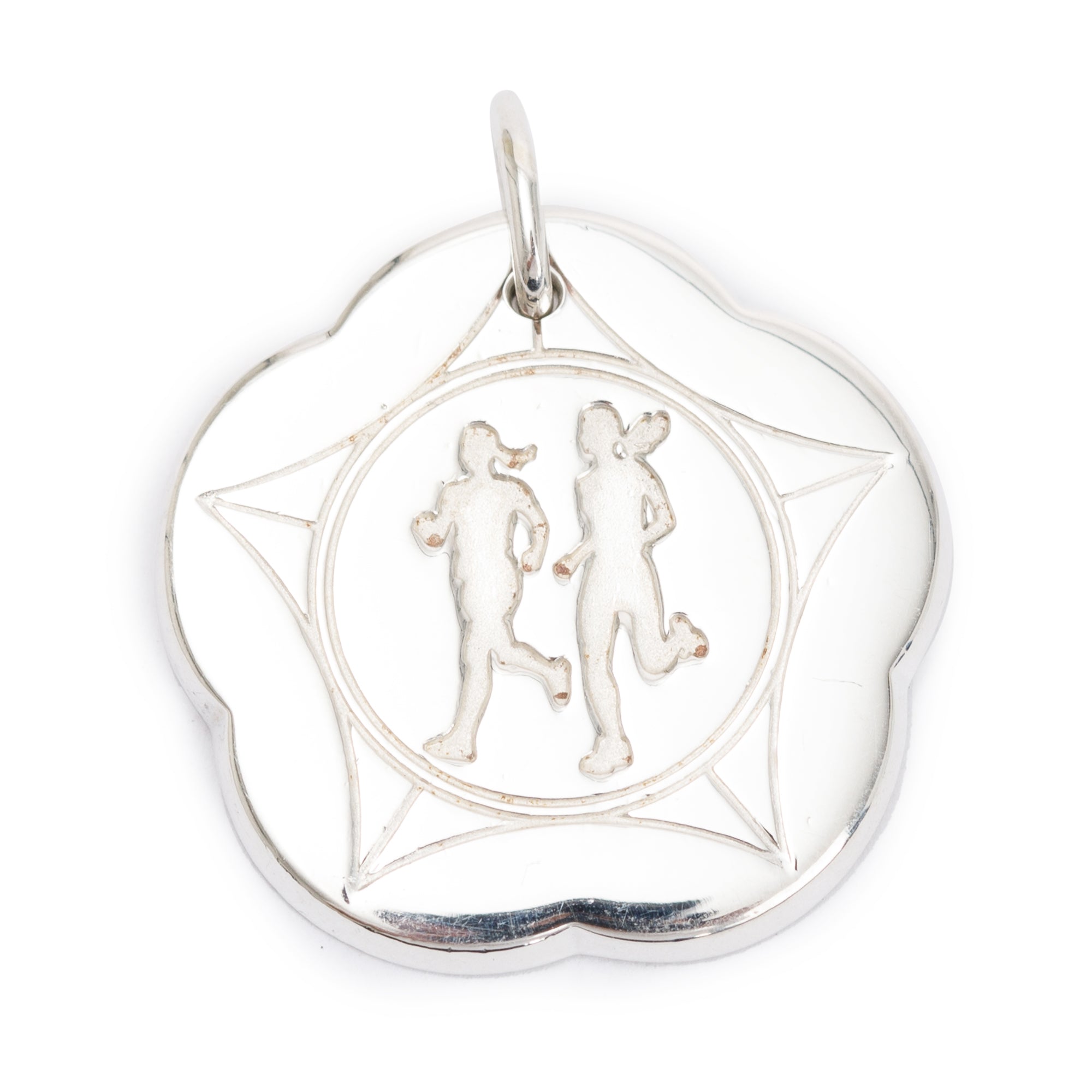 Tiffany & Co. Sterling Silver 2008 Nike SF Women's Marathon Charm Pendant