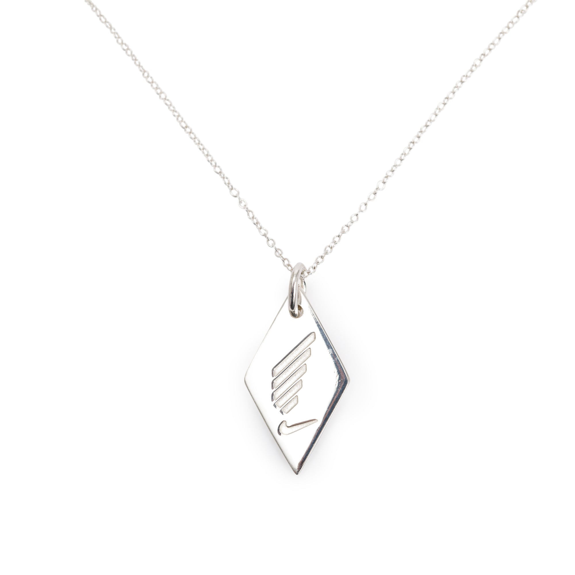 Tiffany Sterling Silver 2015 Nike Women's Marathon Pendant
