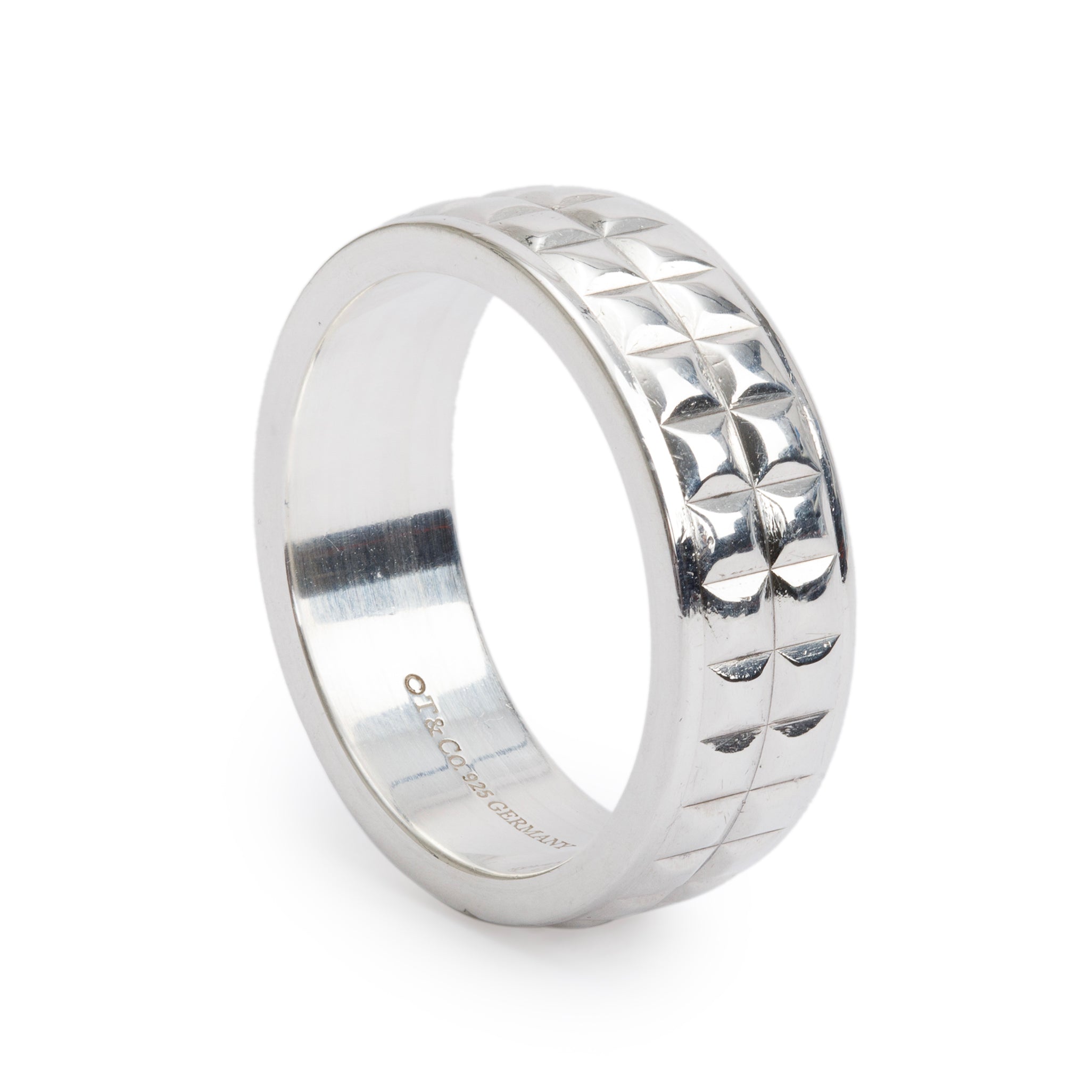 Tiffany & Co. Sterling Silver 8 MM Moderne Band, Size 11.75