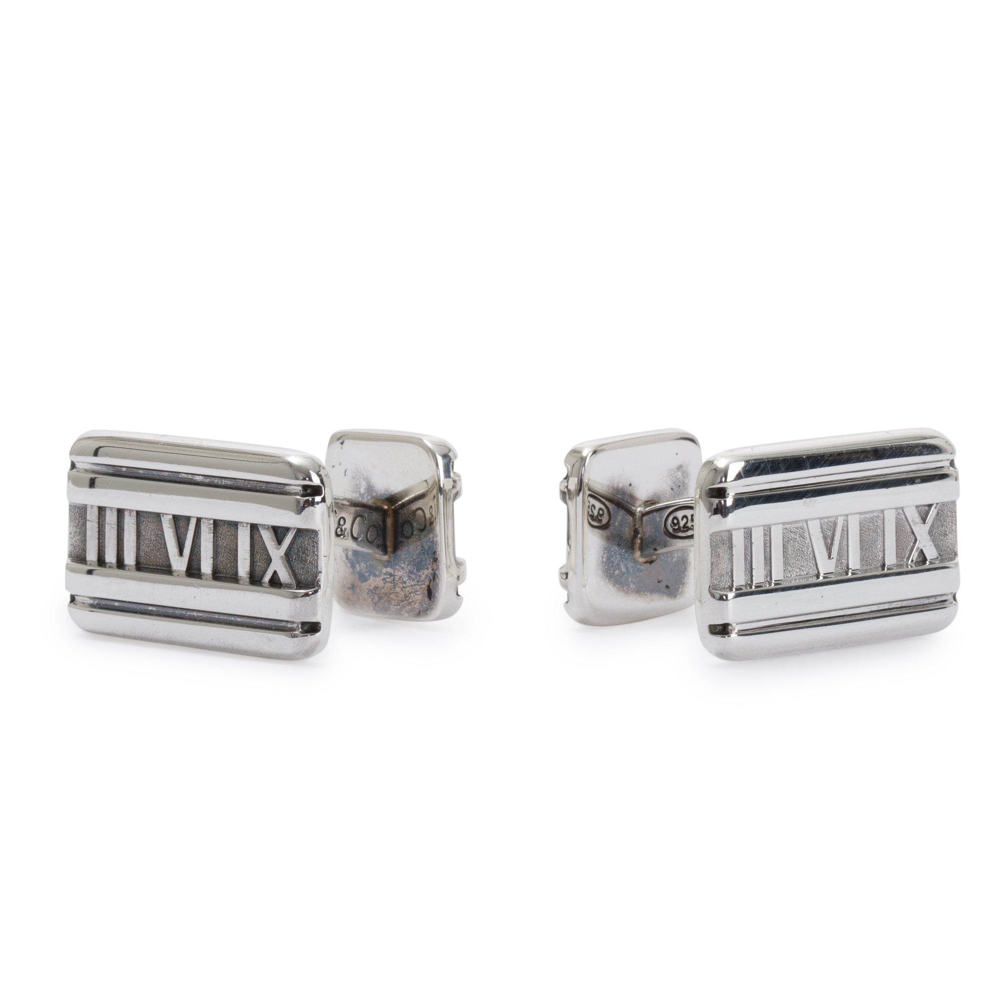 Tiffany & Co. Sterling Silver Atlas Cufflinks