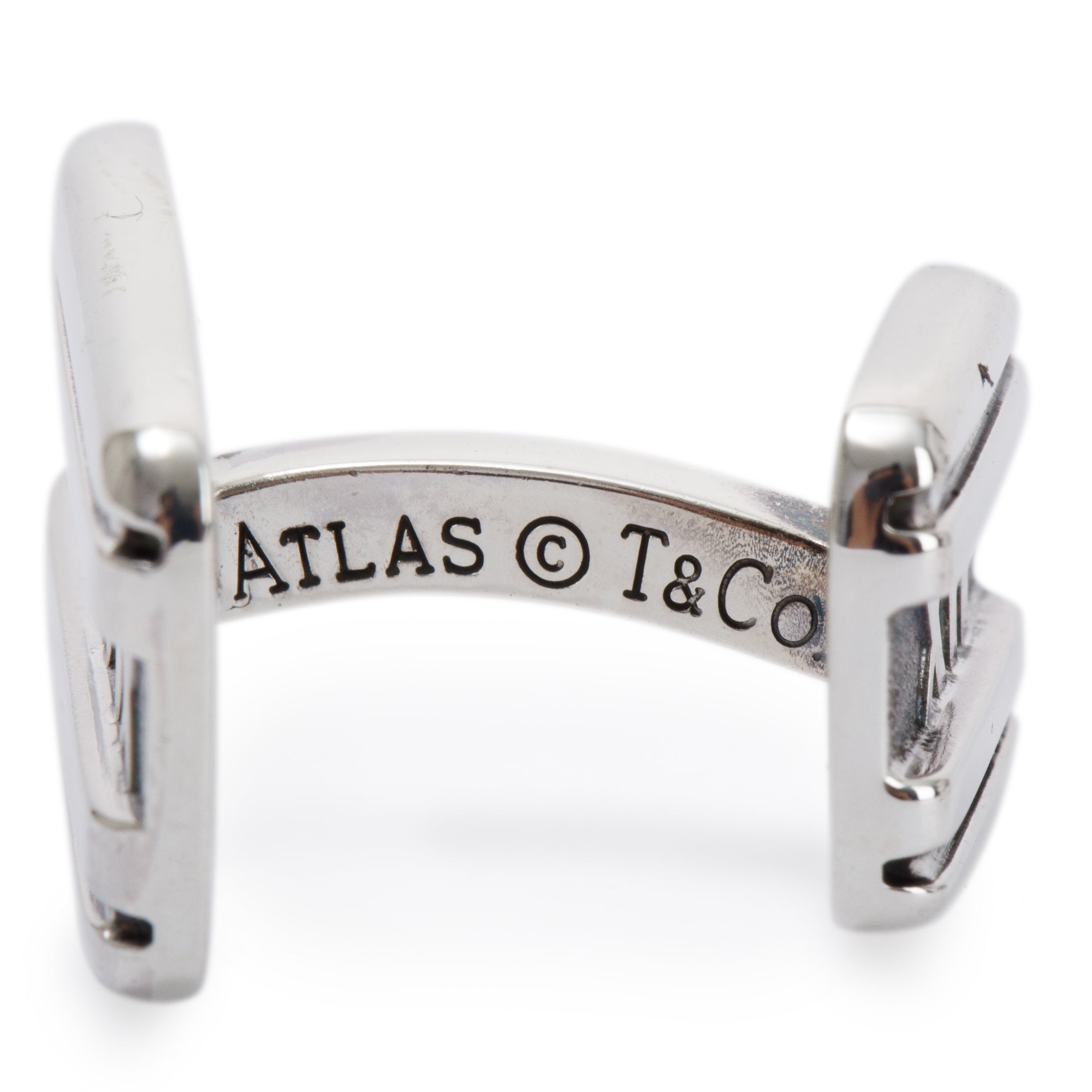 Tiffany & Co. Sterling Silver Atlas Cufflinks