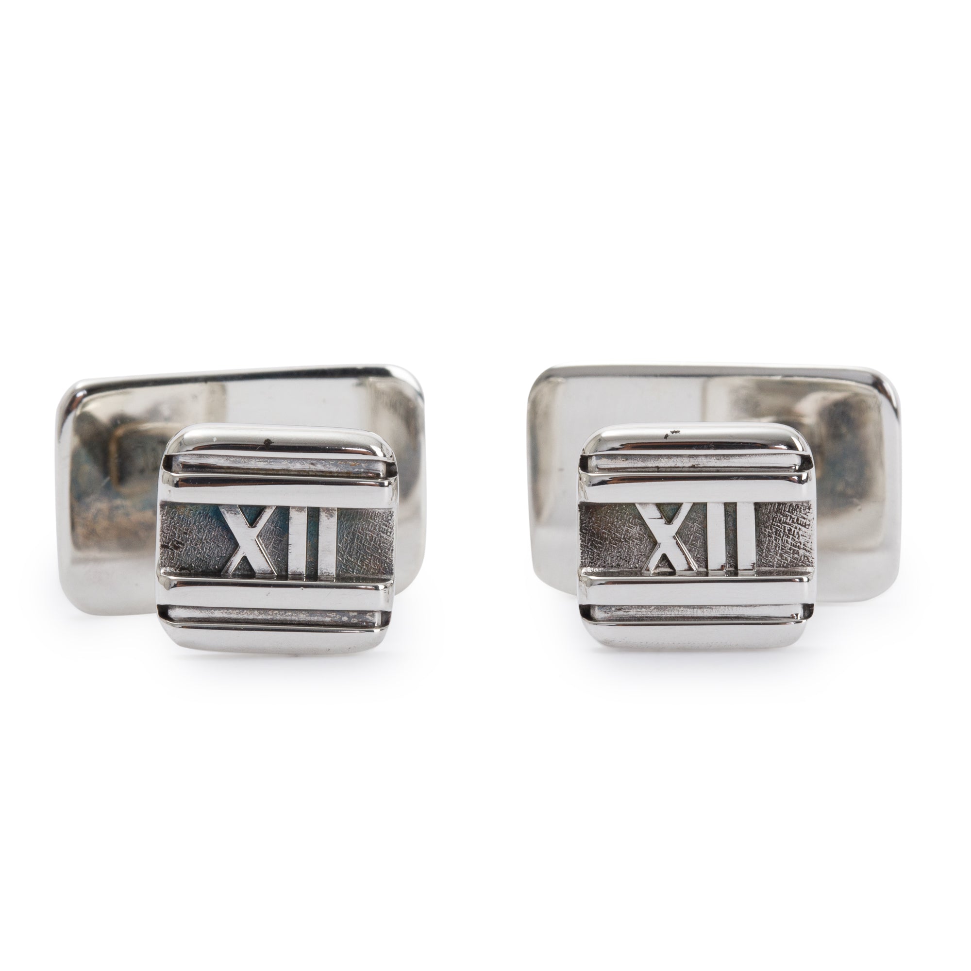 Tiffany & Co. Sterling Silver Atlas Cufflinks