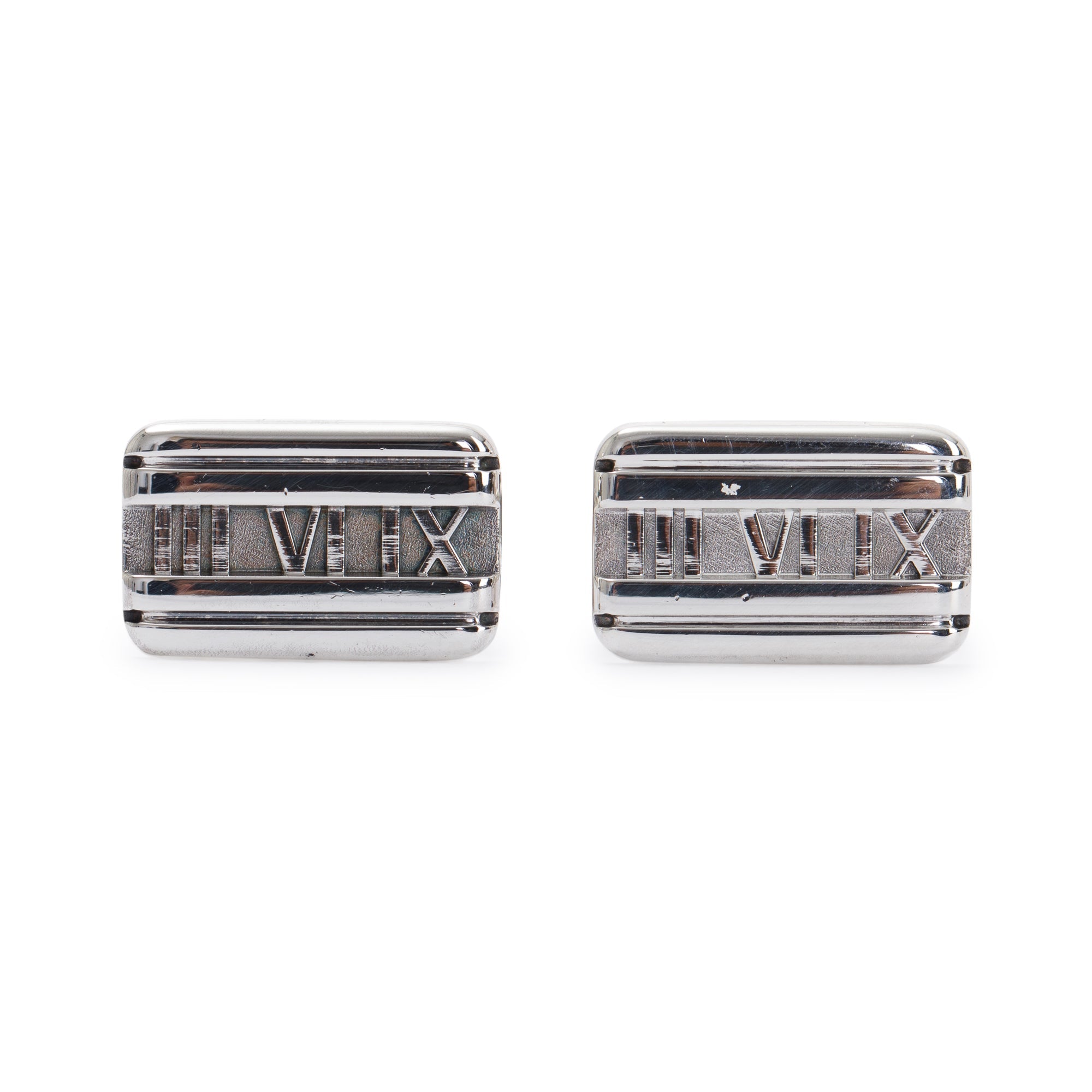 Tiffany & Co. Sterling Silver Atlas Cufflinks