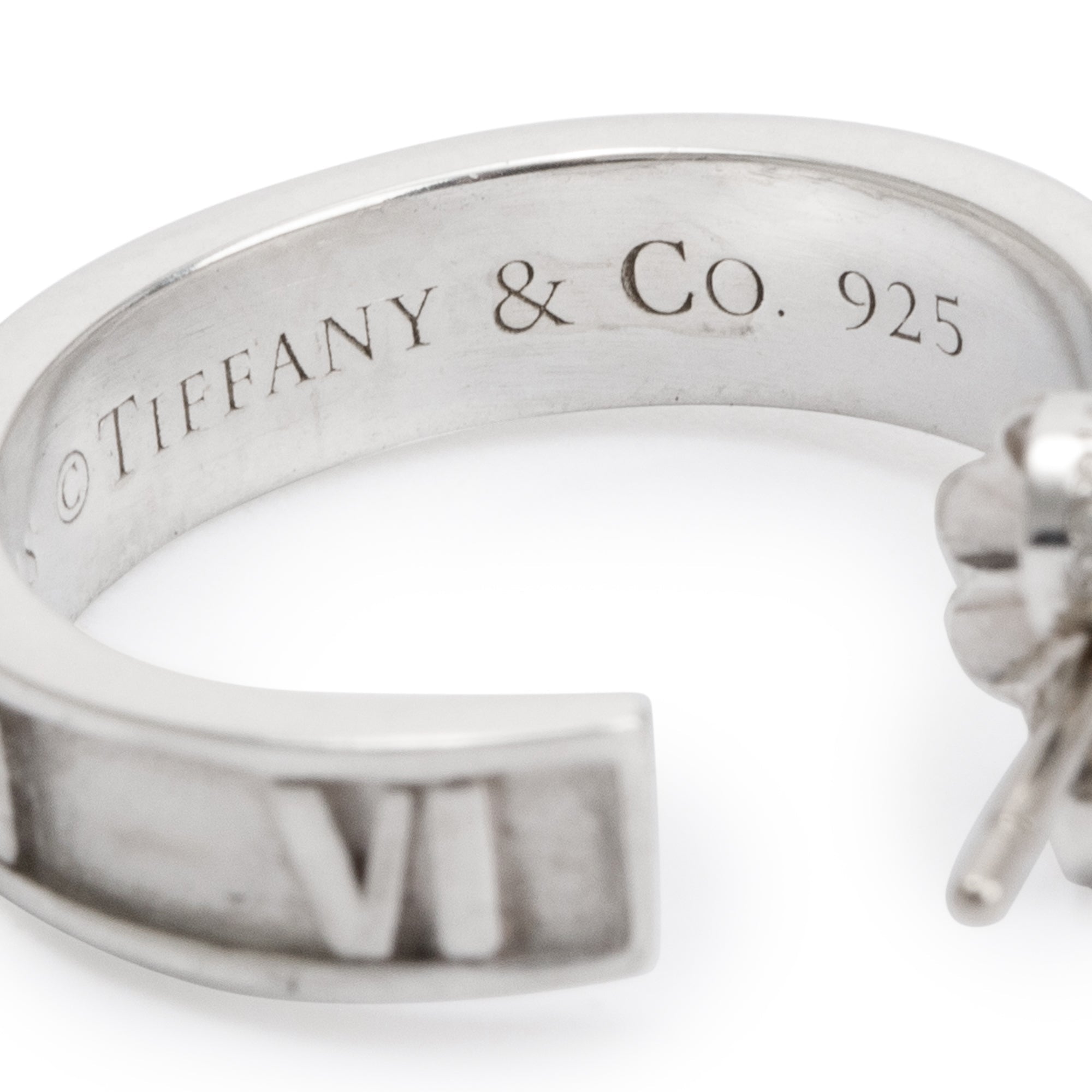 Tiffany & Co. Sterling Silver Atlas Hoop Earrings