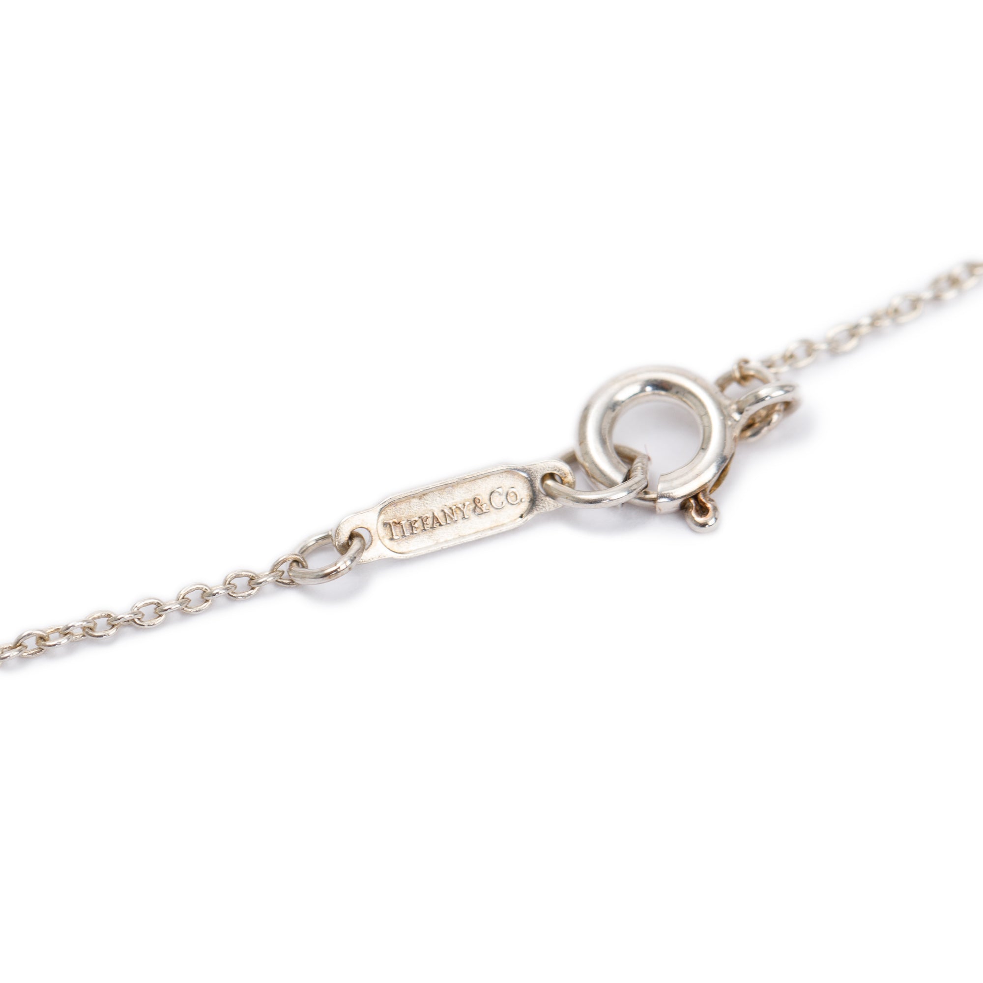 Tiffany & Co. Sterling Silver Atlas Pendant Necklace