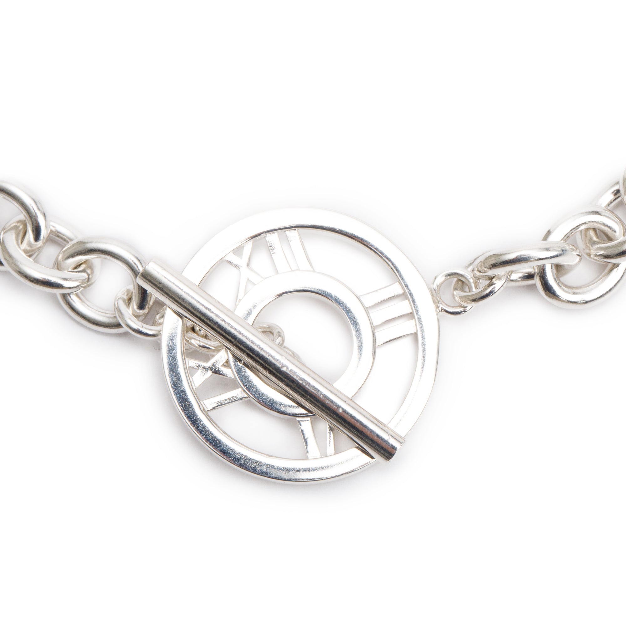 Tiffany & Co. Sterling Silver Atlas Toggle Necklace