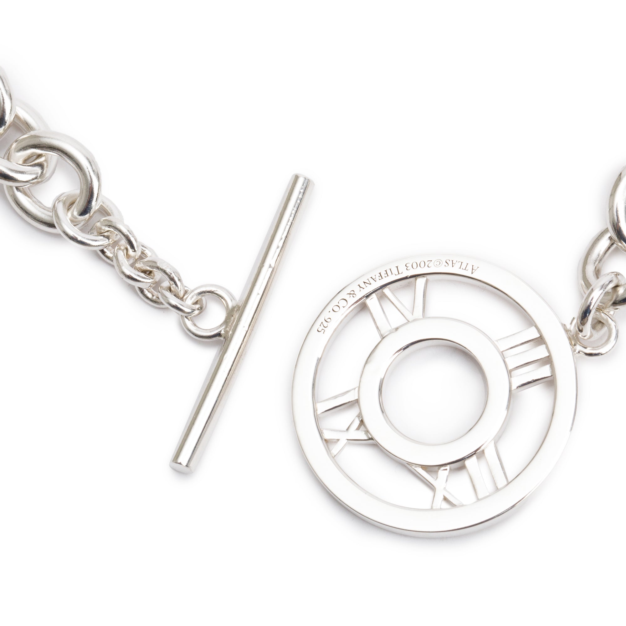 Tiffany & Co. Sterling Silver Atlas Toggle Necklace