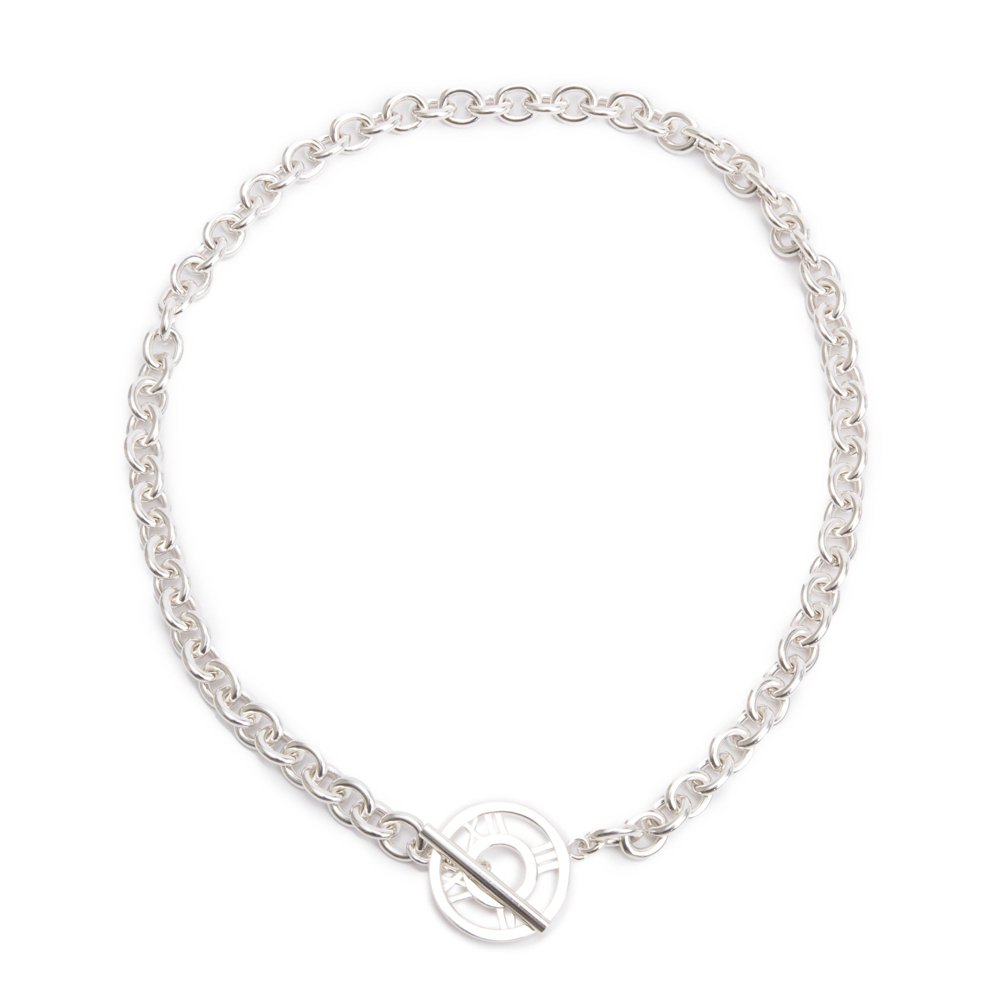 Tiffany & Co. Sterling Silver Atlas Toggle Necklace