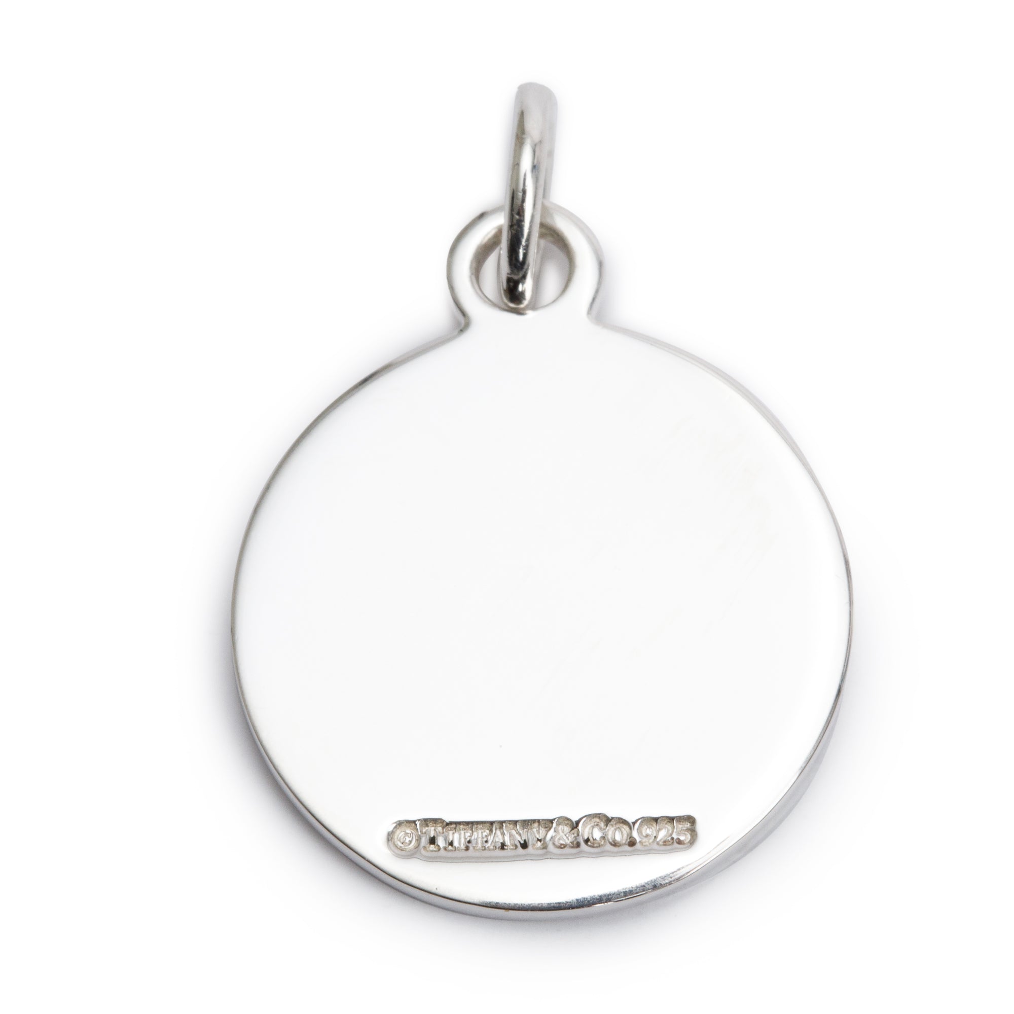 Tiffany & Co. Sterling Silver Clinique Flower Round Pendant