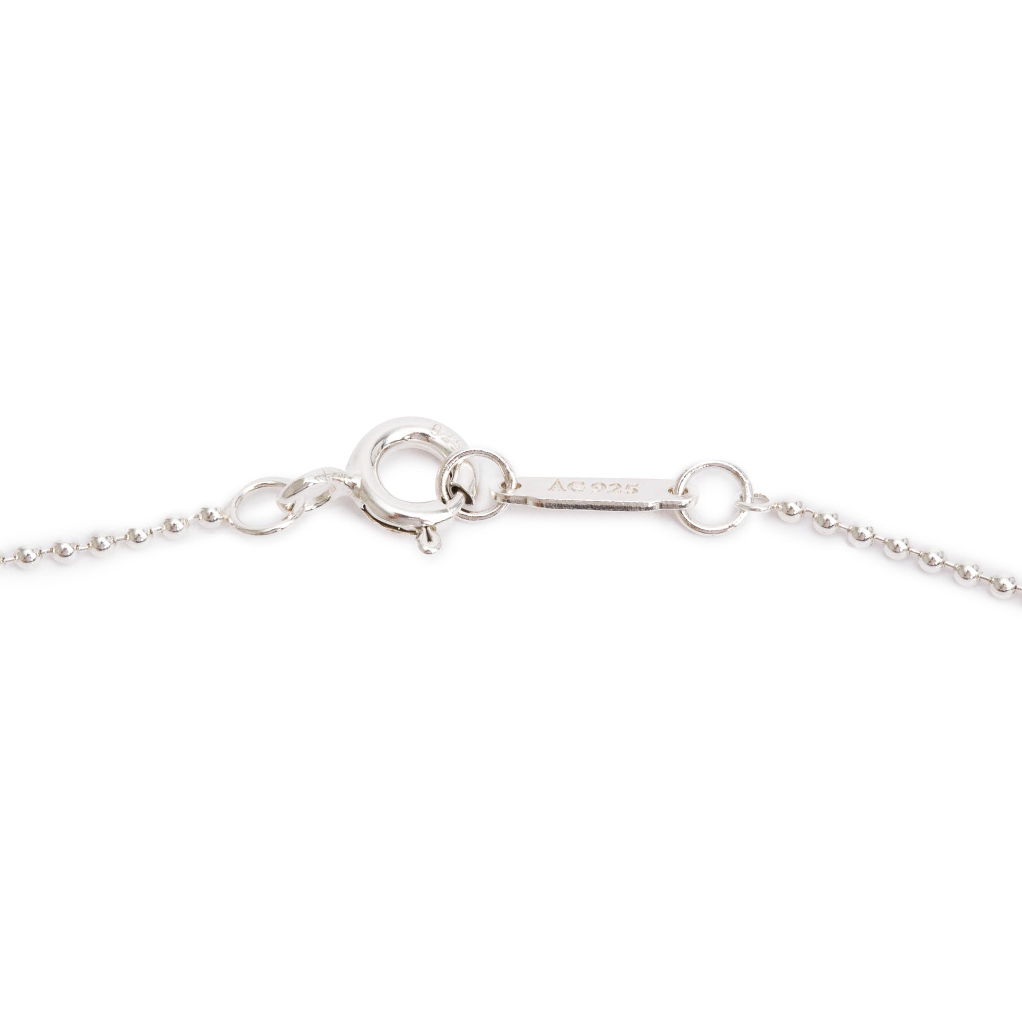 Tiffany & Co. Sterling Silver Diamond Large Daisy Key Pendant Necklace