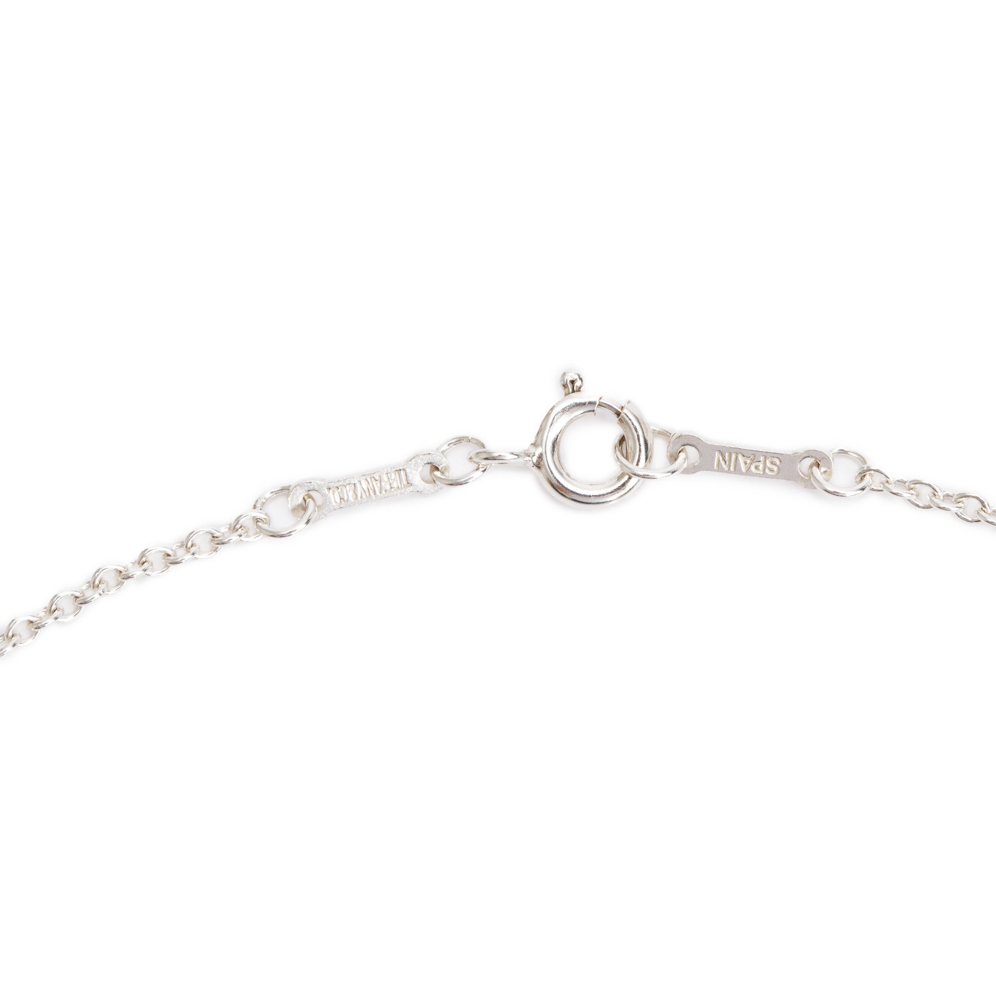 Tiffany & Co. Sterling Silver Elsa Peretti Open Heart Pendant Necklace, 22 MM