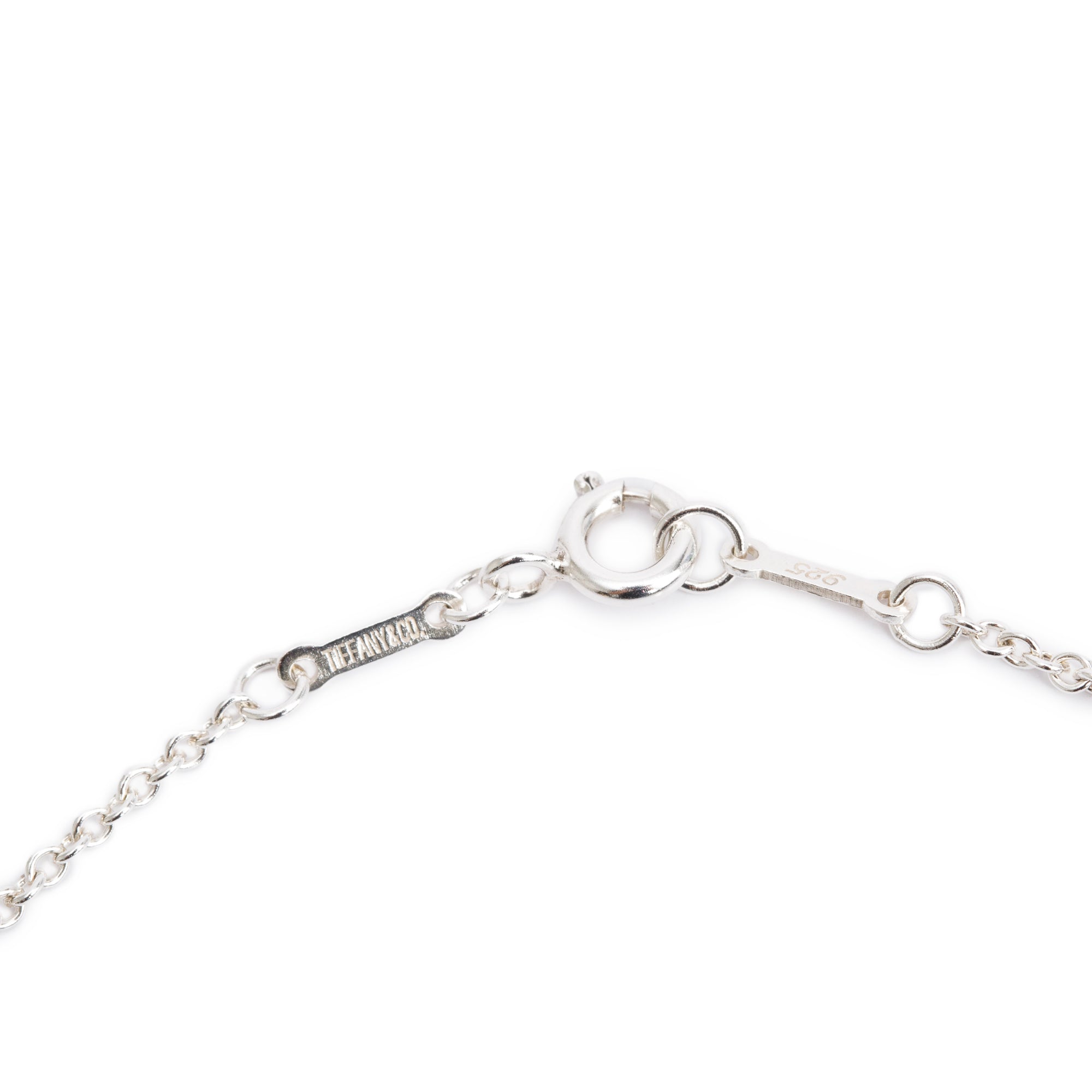 Tiffany & Co. Sterling Silver Elsa Peretti Open Heart Pendant Necklace, 22 MM