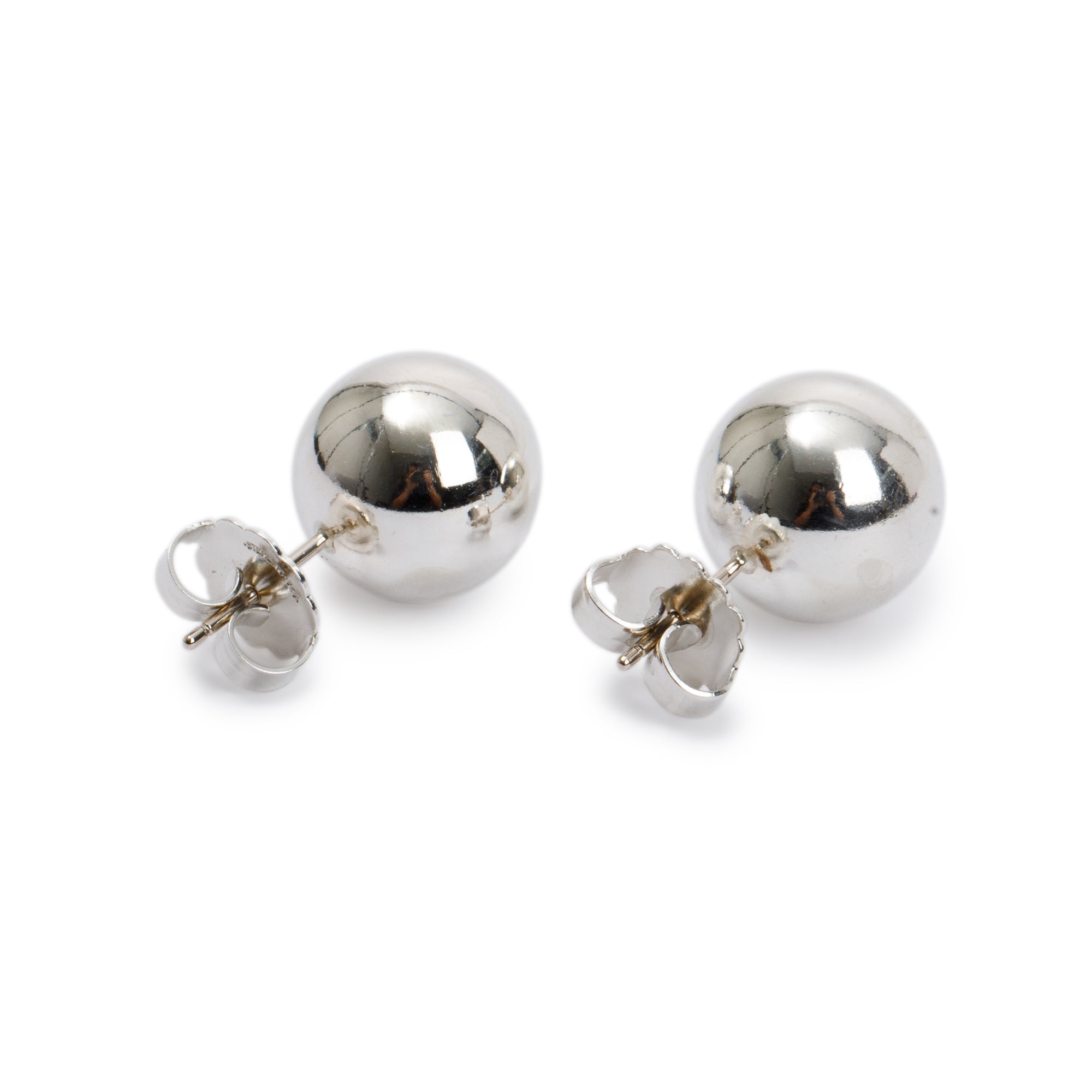 Tiffany & Co. Sterling Silver Extra Large 14 mm HardWear Ball Earrings