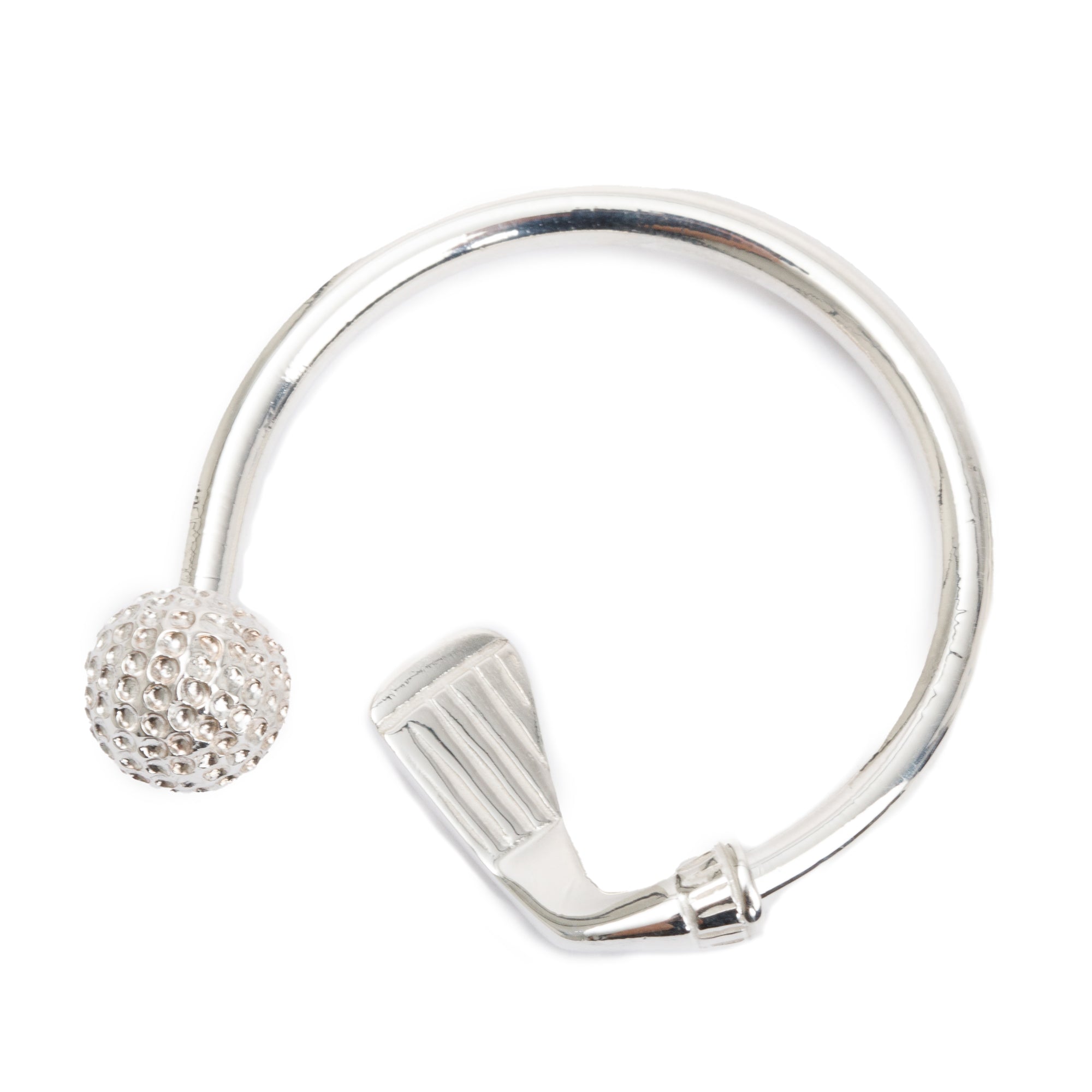 Tiffany & Co. Sterling Silver Golf Ball Key Ring