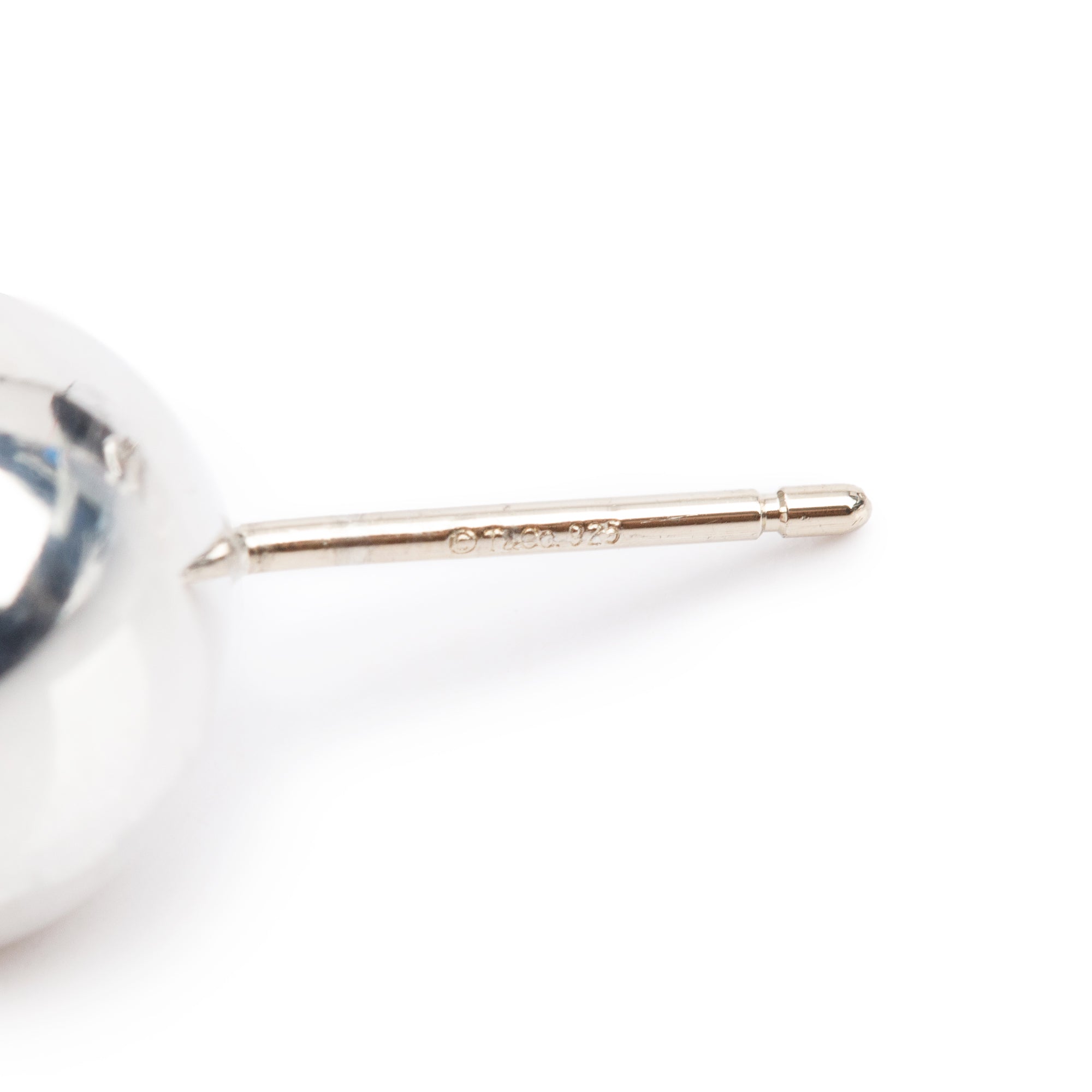 Tiffany & Co. Sterling Silver HardWear 10 MM Ball Earrings