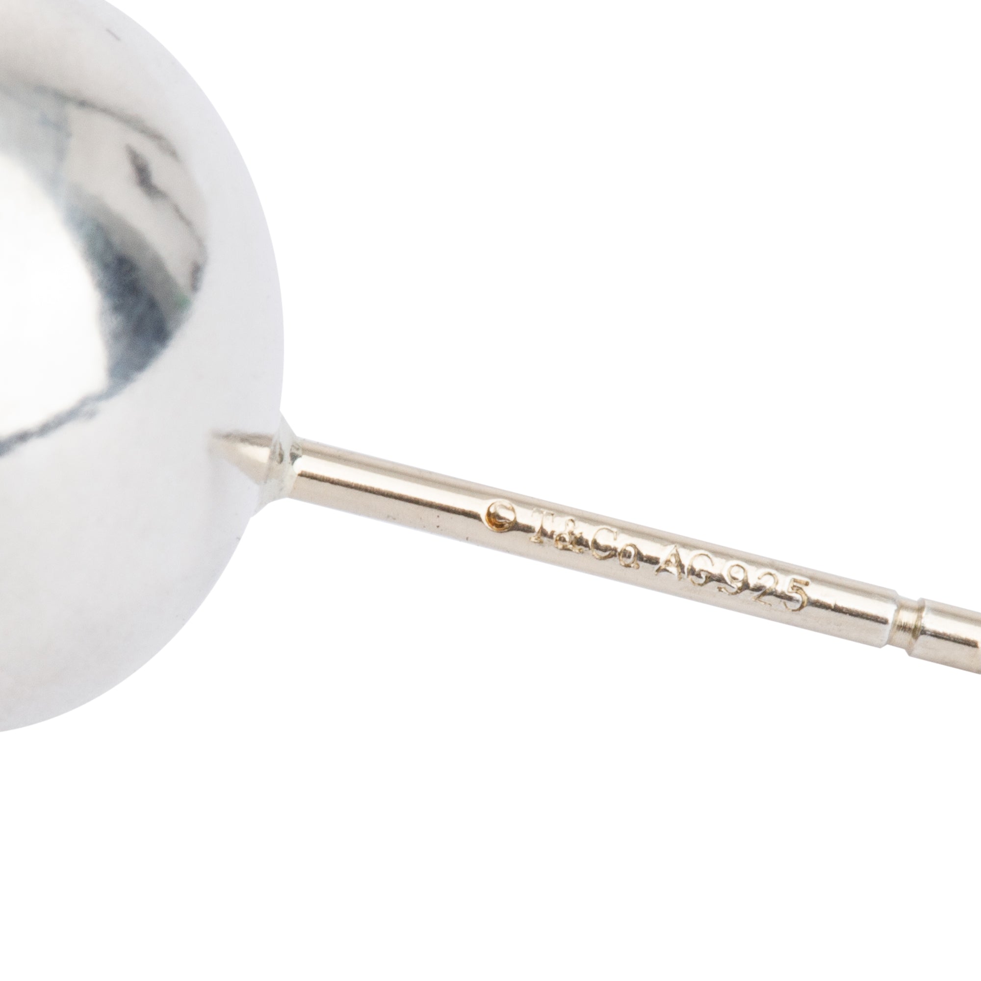 Tiffany & Co. Sterling Silver HardWear 10 MM Ball Earrings