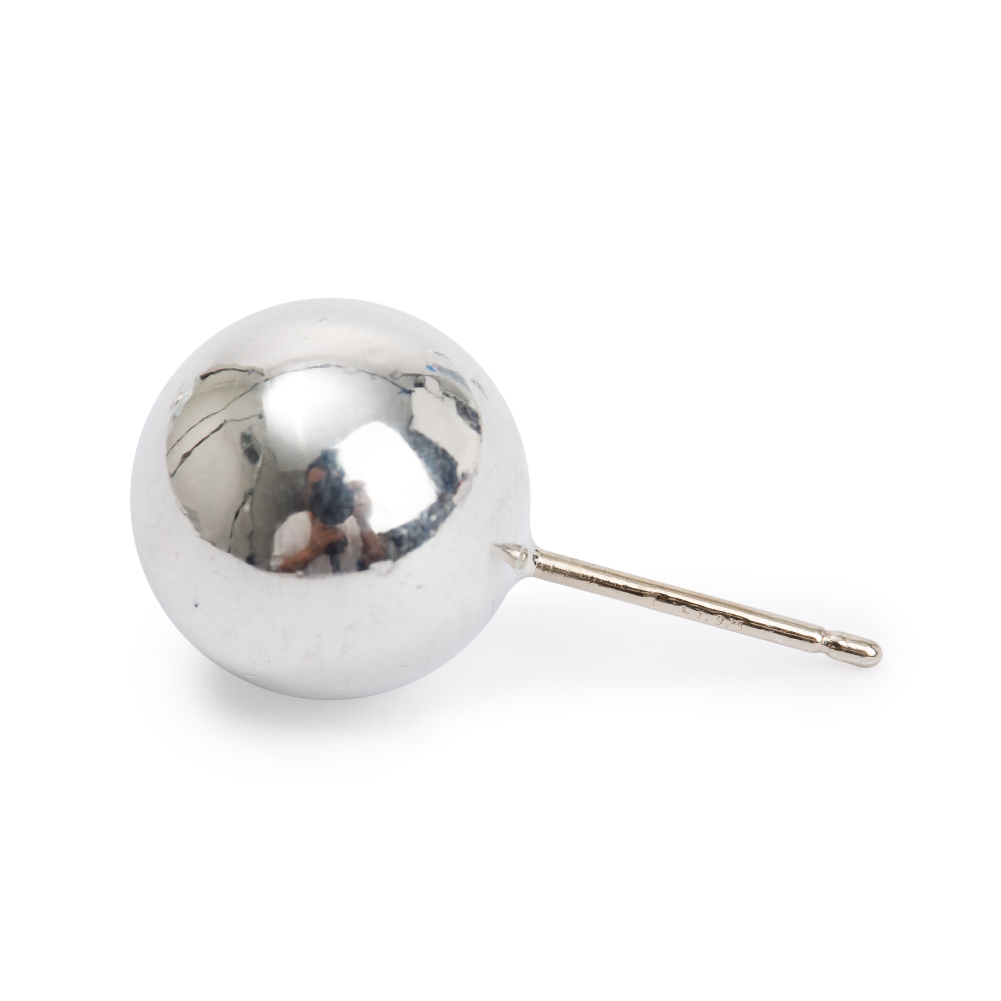 Tiffany & Co. Sterling Silver HardWear 10 MM Ball Earrings