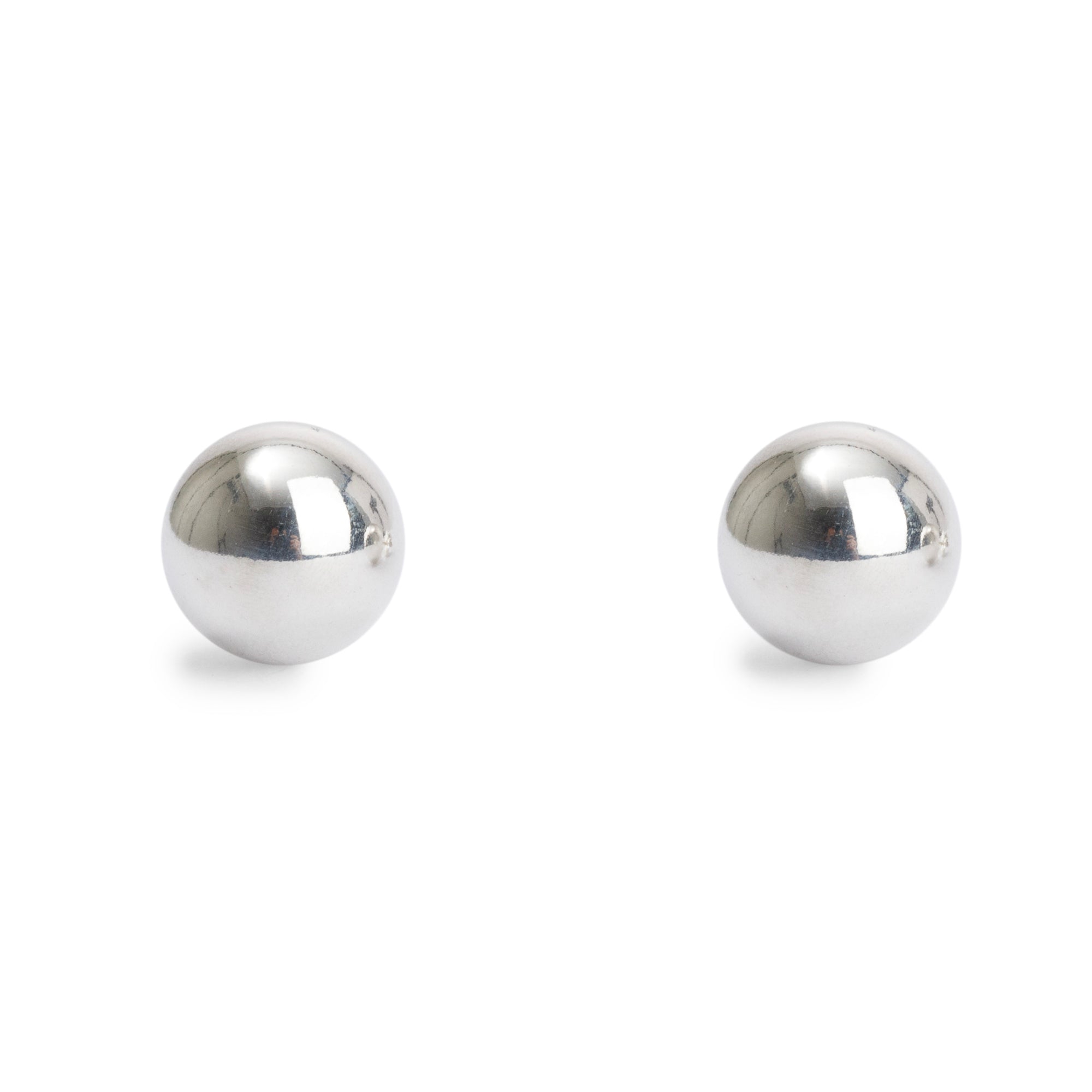 Tiffany & Co. Sterling Silver HardWear 10 MM Ball Earrings