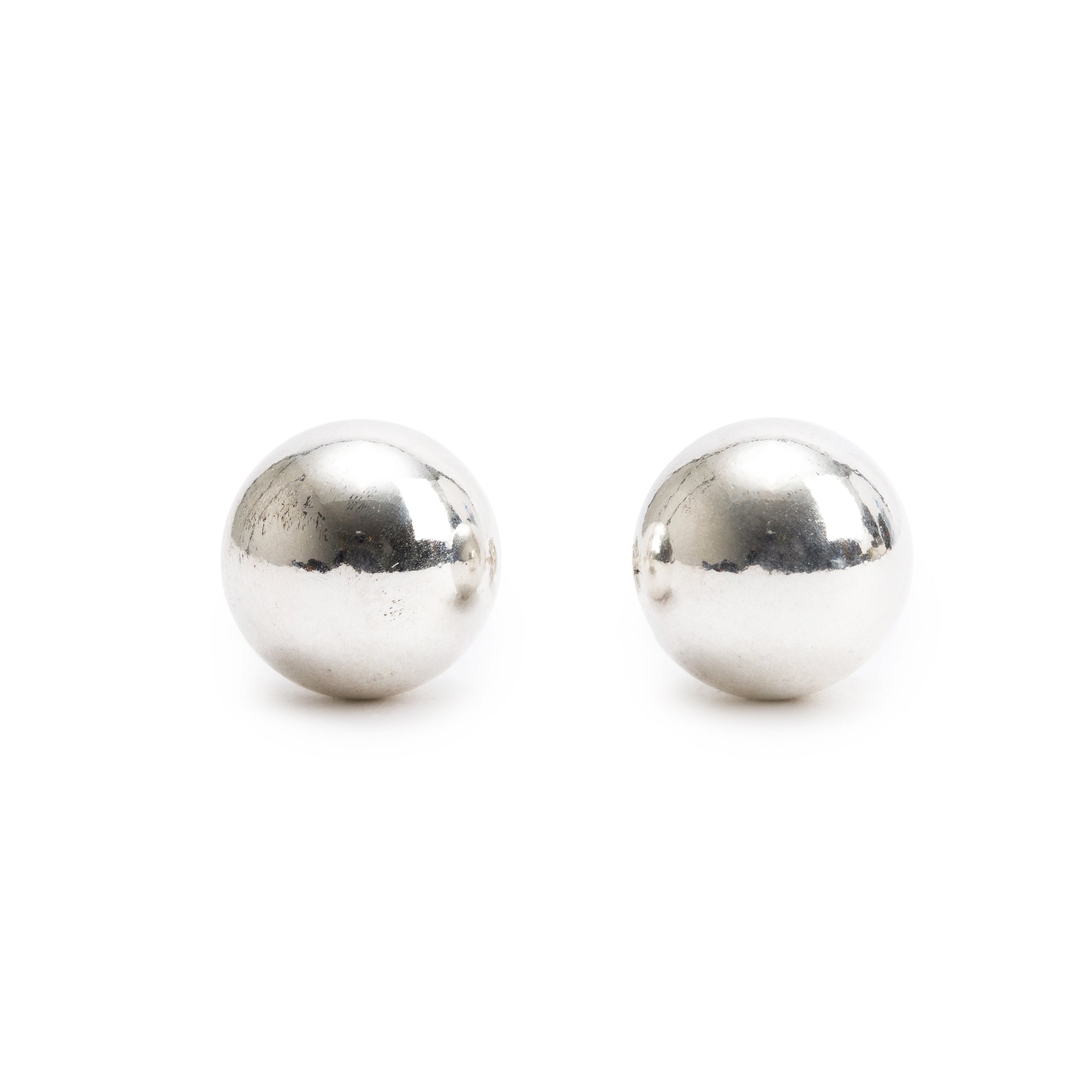 Tiffany & Co. Sterling Silver HardWear 10 MM Ball Earrings