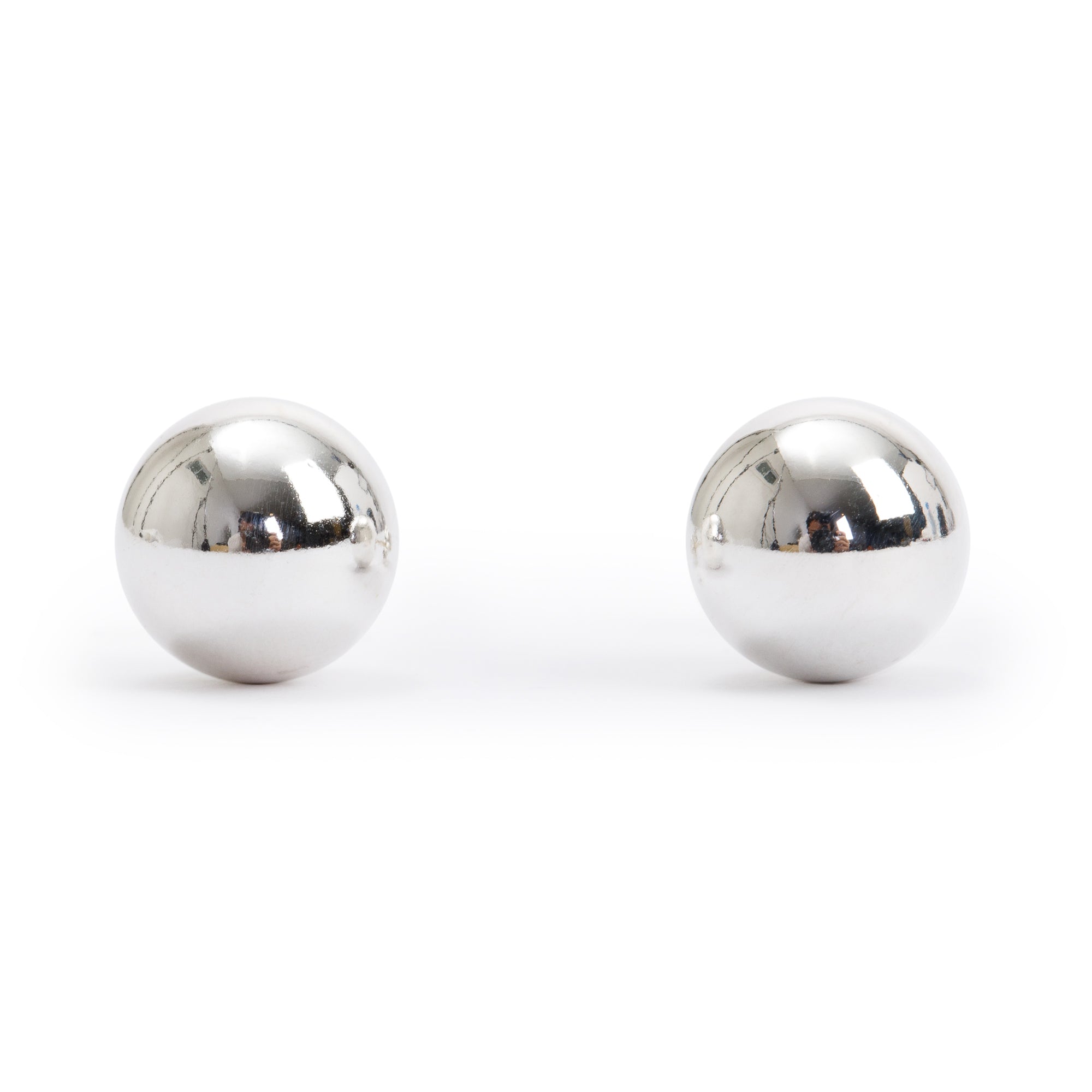 Tiffany & Co. Sterling Silver HardWear 10 MM Ball Earrings
