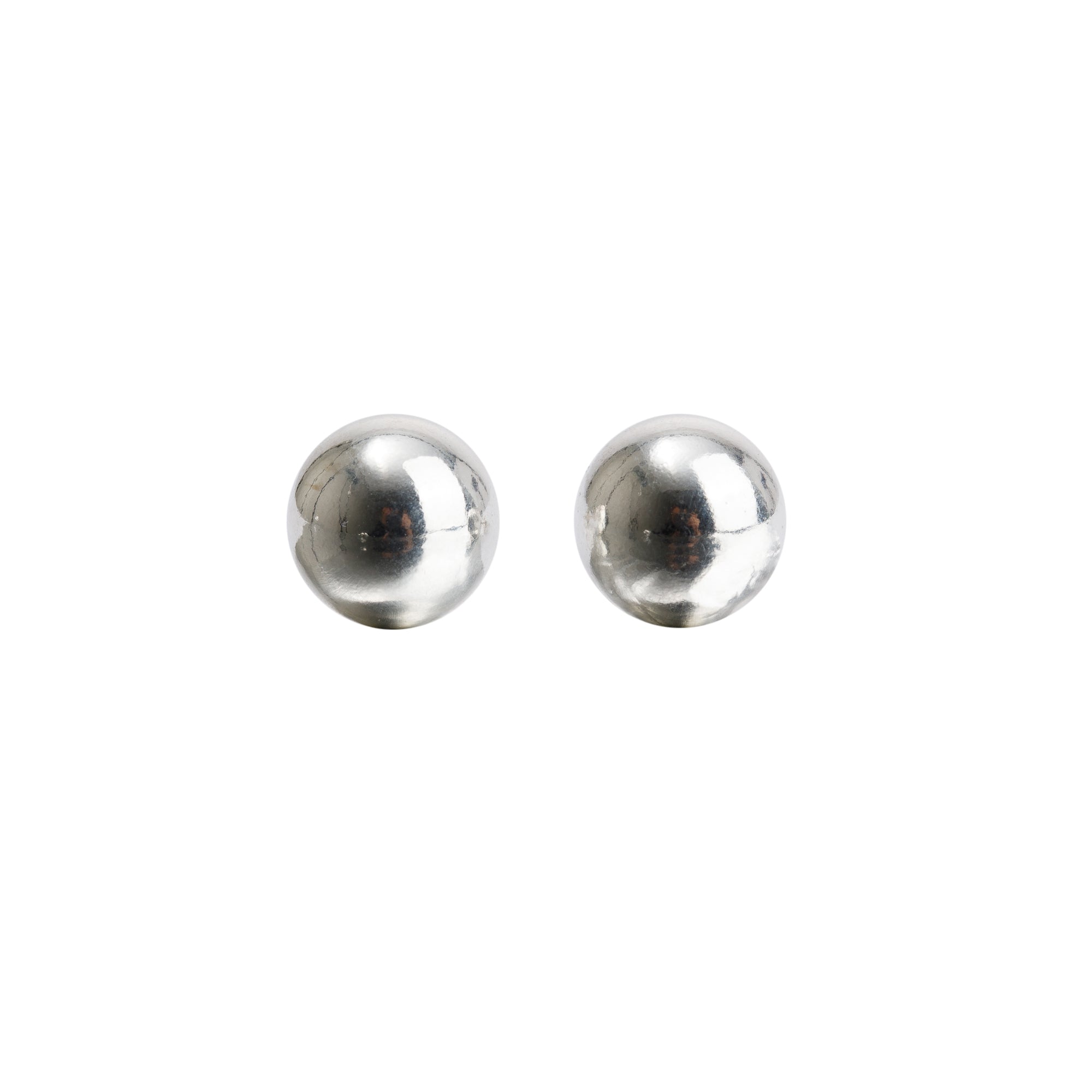 Tiffany & Co. Sterling Silver HardWear 10 MM Ball Earrings