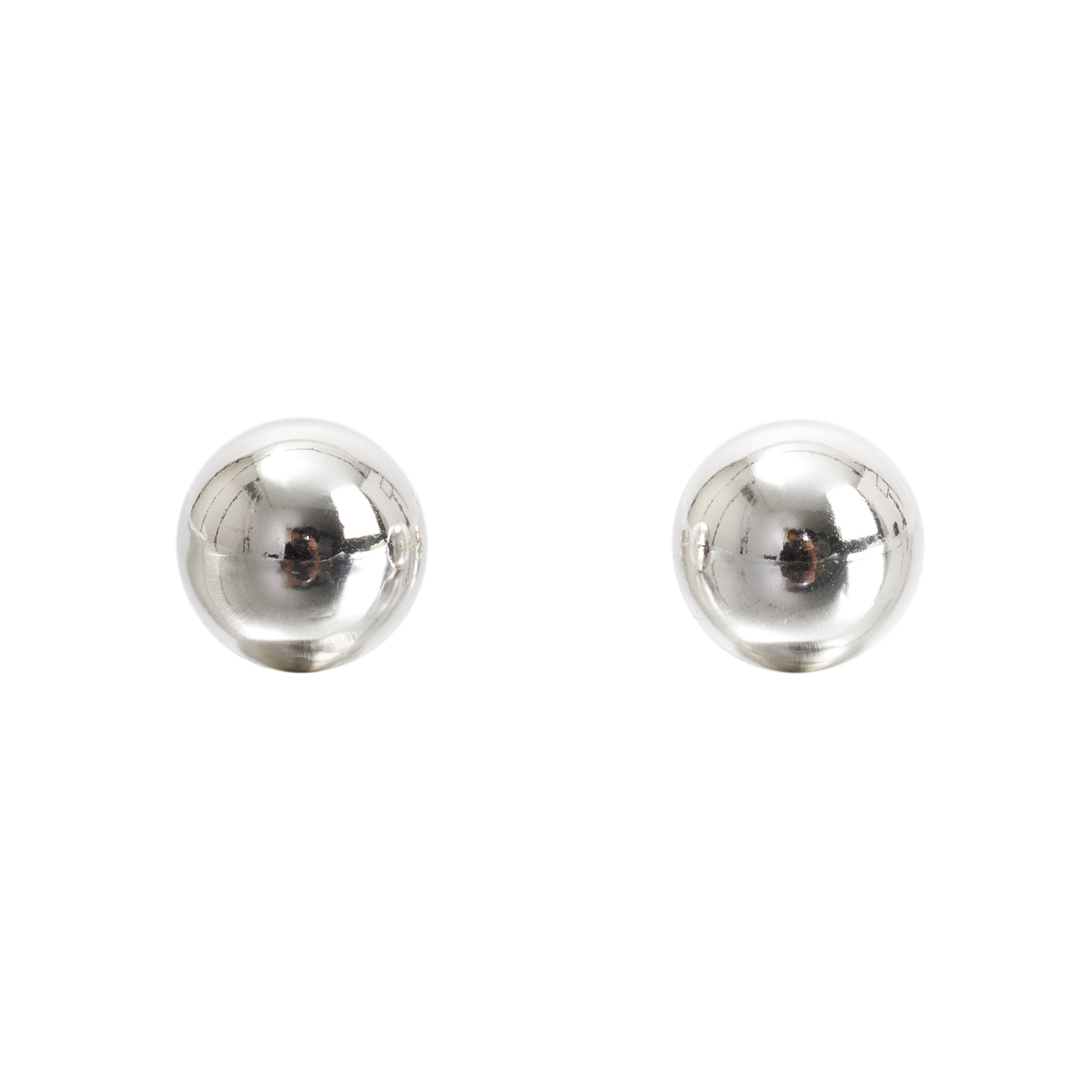 Tiffany & Co. Sterling Silver HardWear 10 MM Ball Earrings