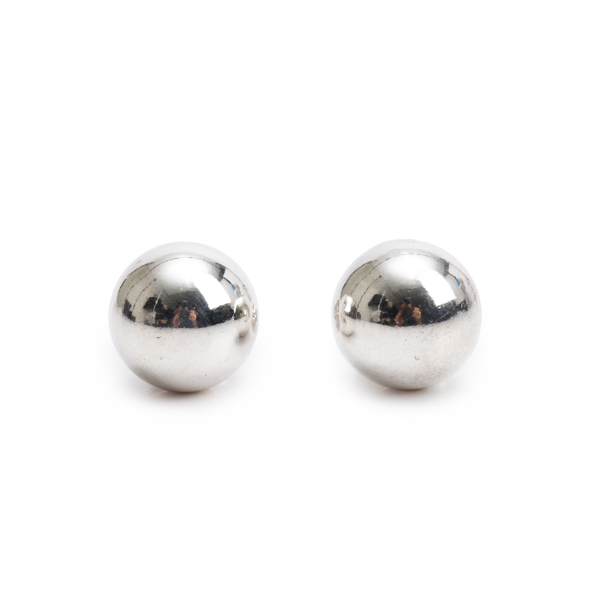 Tiffany & Co. Sterling Silver HardWear 10 MM Ball Earrings