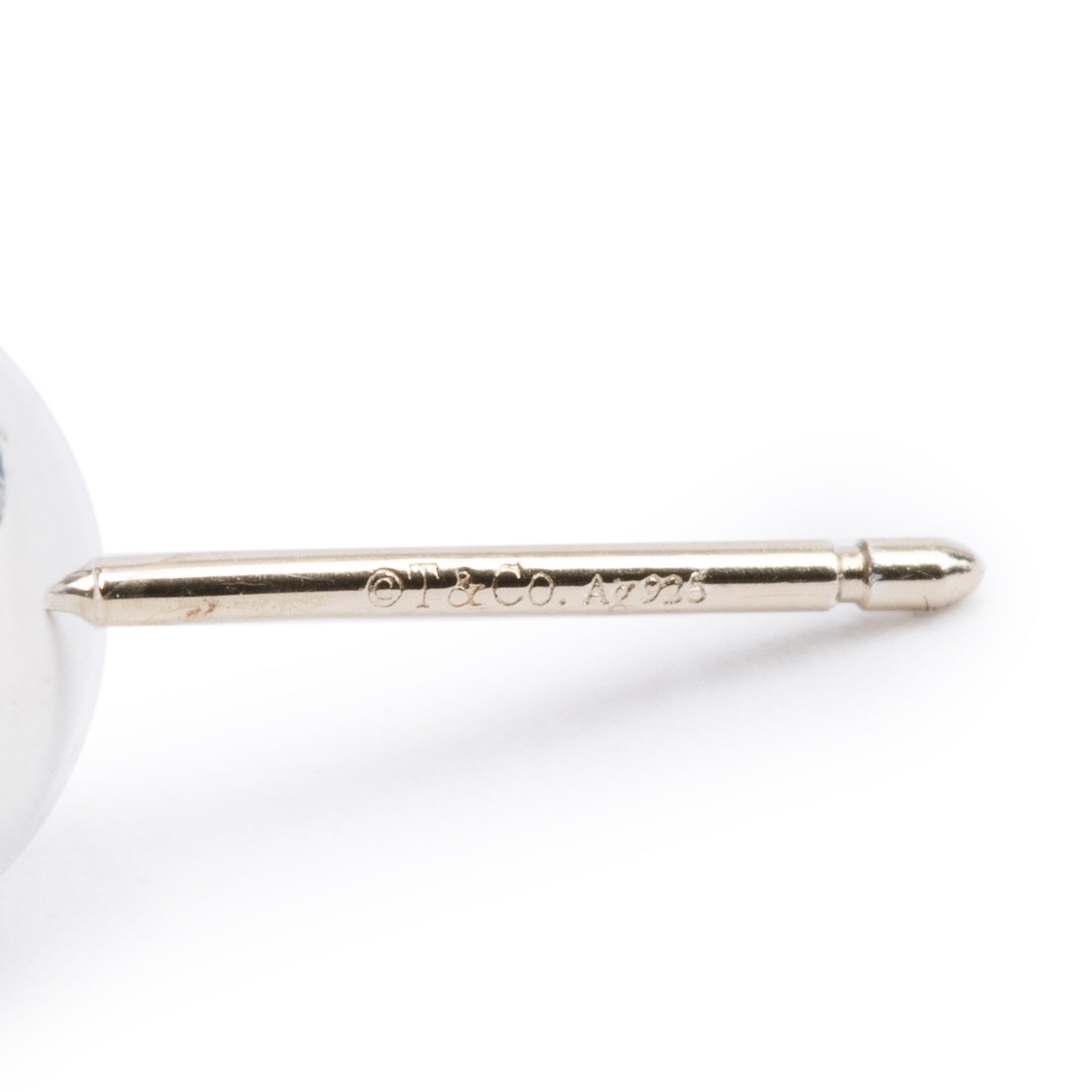 Tiffany & Co. Sterling Silver HardWear 8 MM Ball Earrings