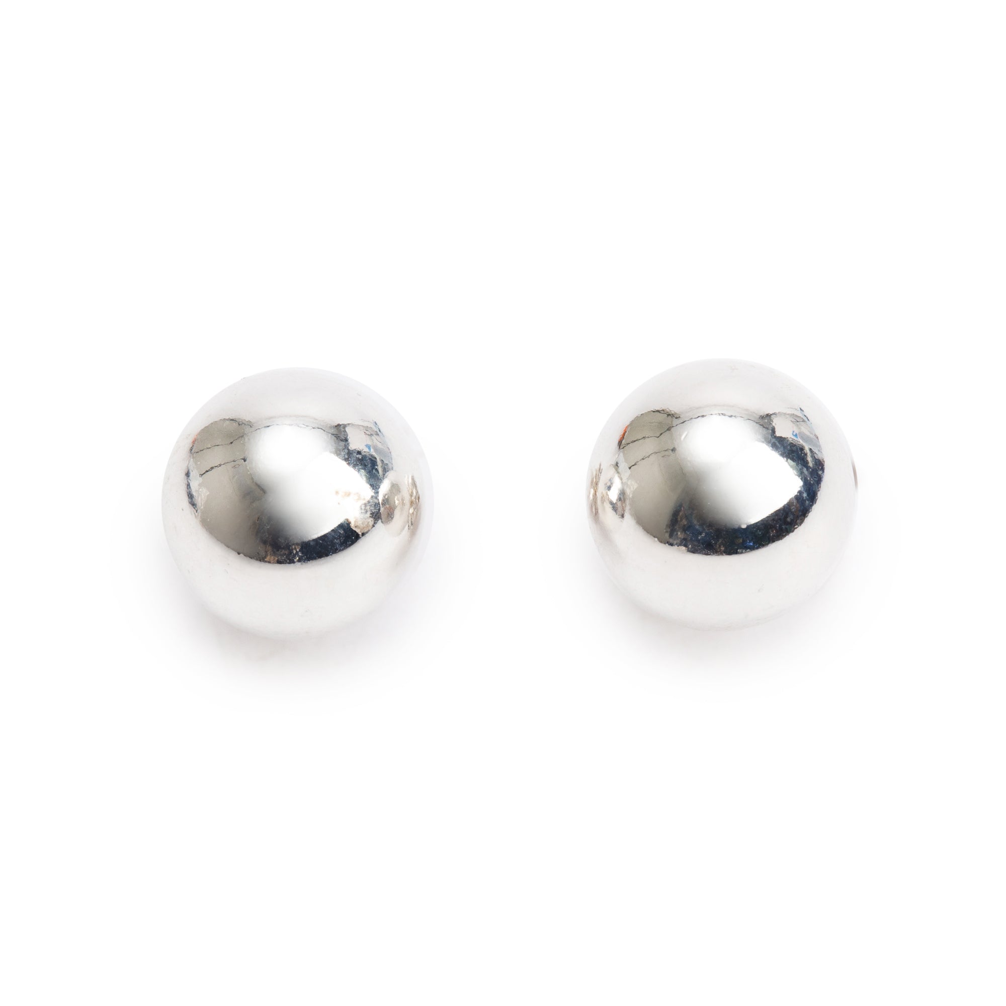 Tiffany & Co. Sterling Silver HardWear 8 MM Ball Earrings