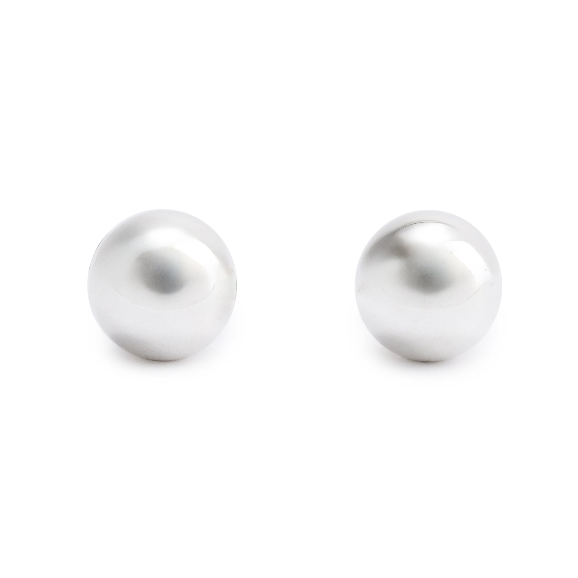 Tiffany & Co. Sterling Silver HardWear 8 MM Ball Earrings