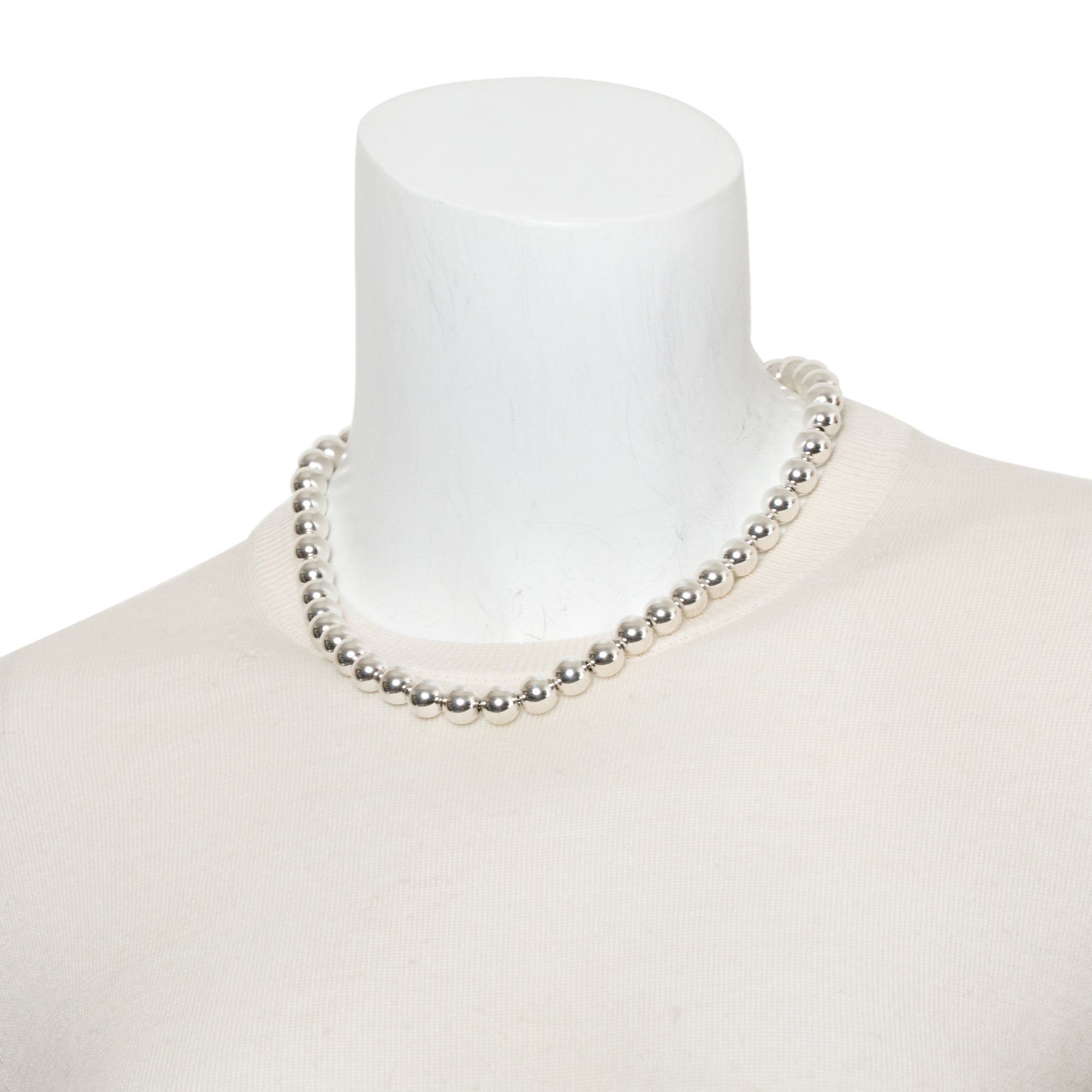 Tiffany & Co. Sterling Silver HardWear Ball Necklace
