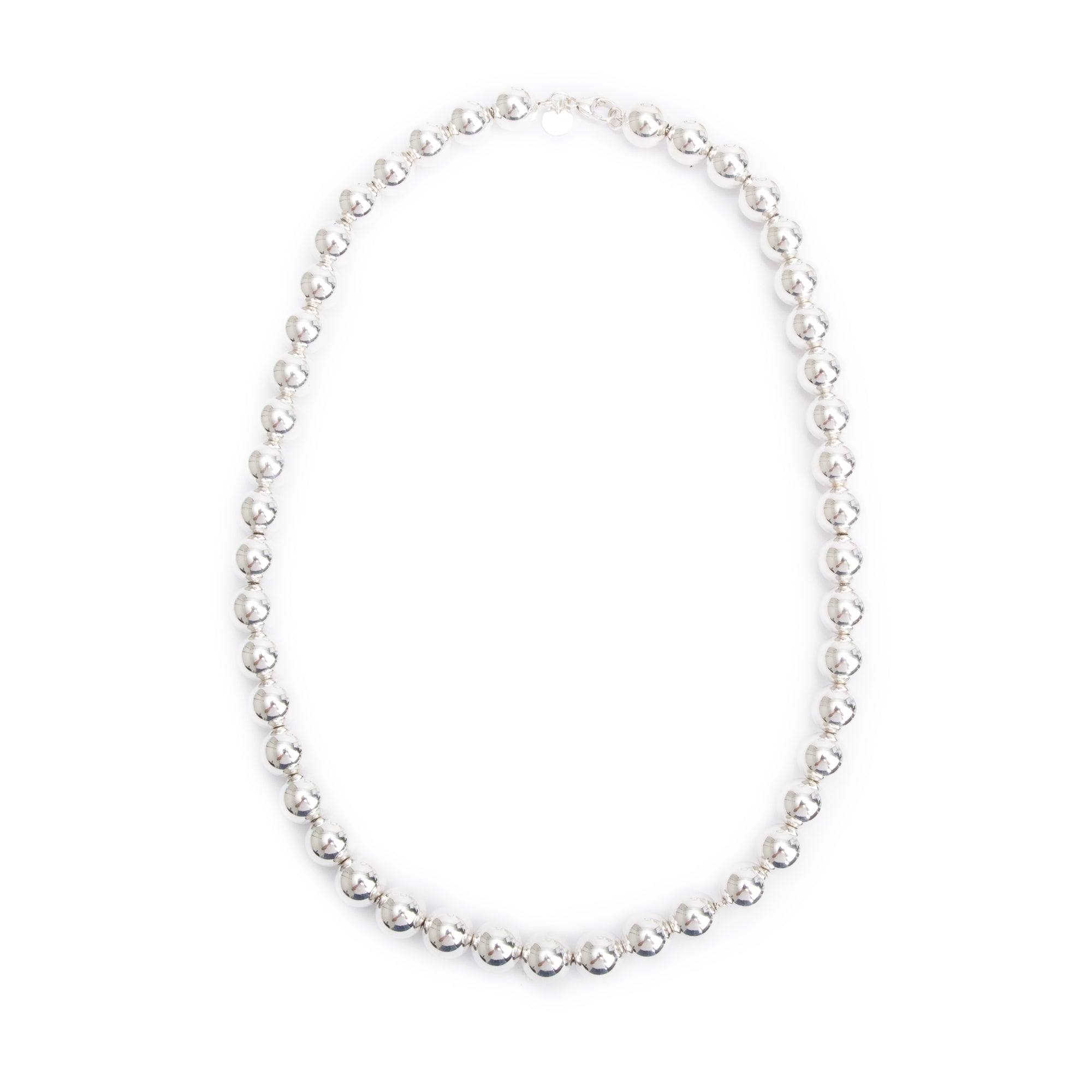 Tiffany & Co. Sterling Silver HardWear Ball Necklace