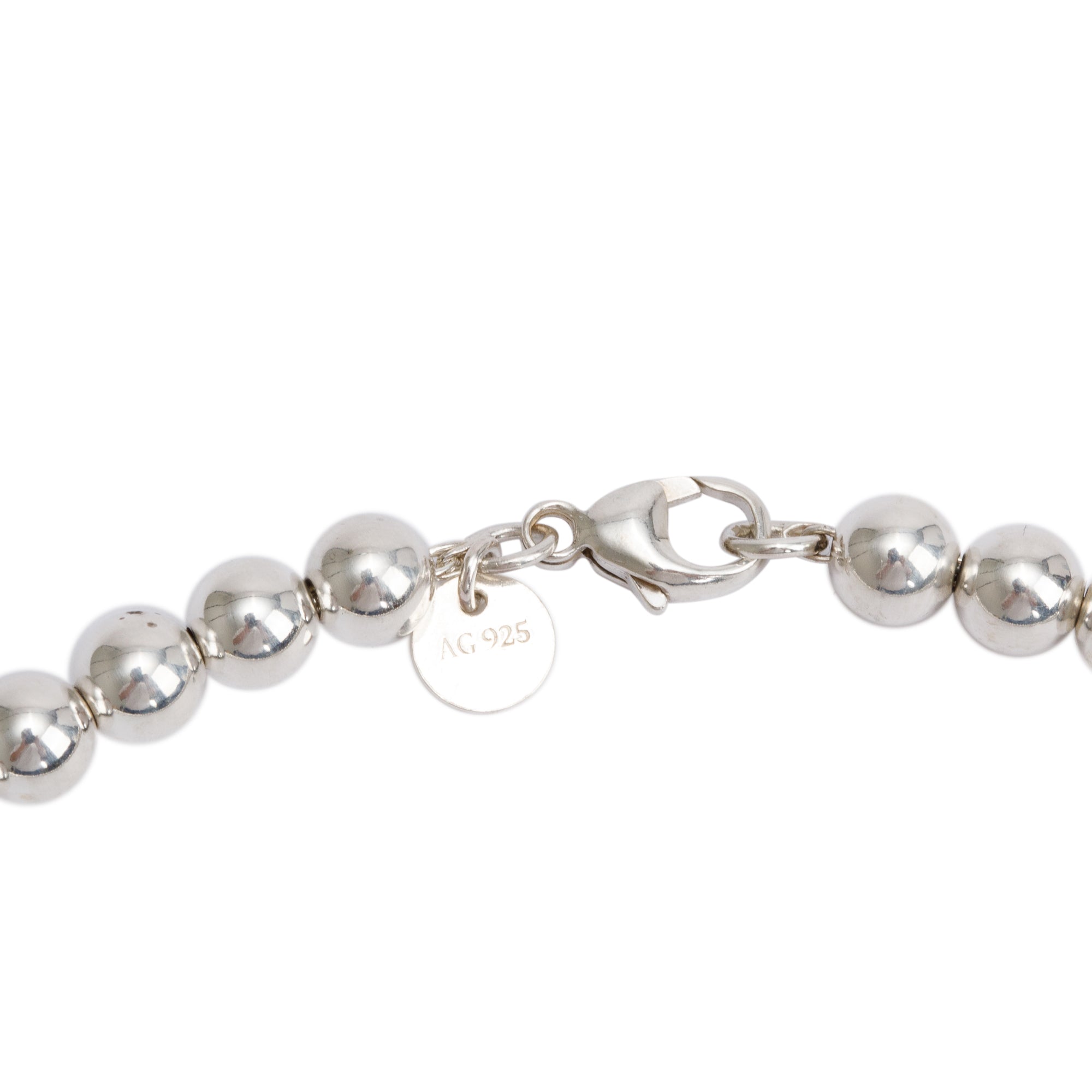 Tiffany & Co. Sterling Silver HardWear Graduated Ball Necklace
