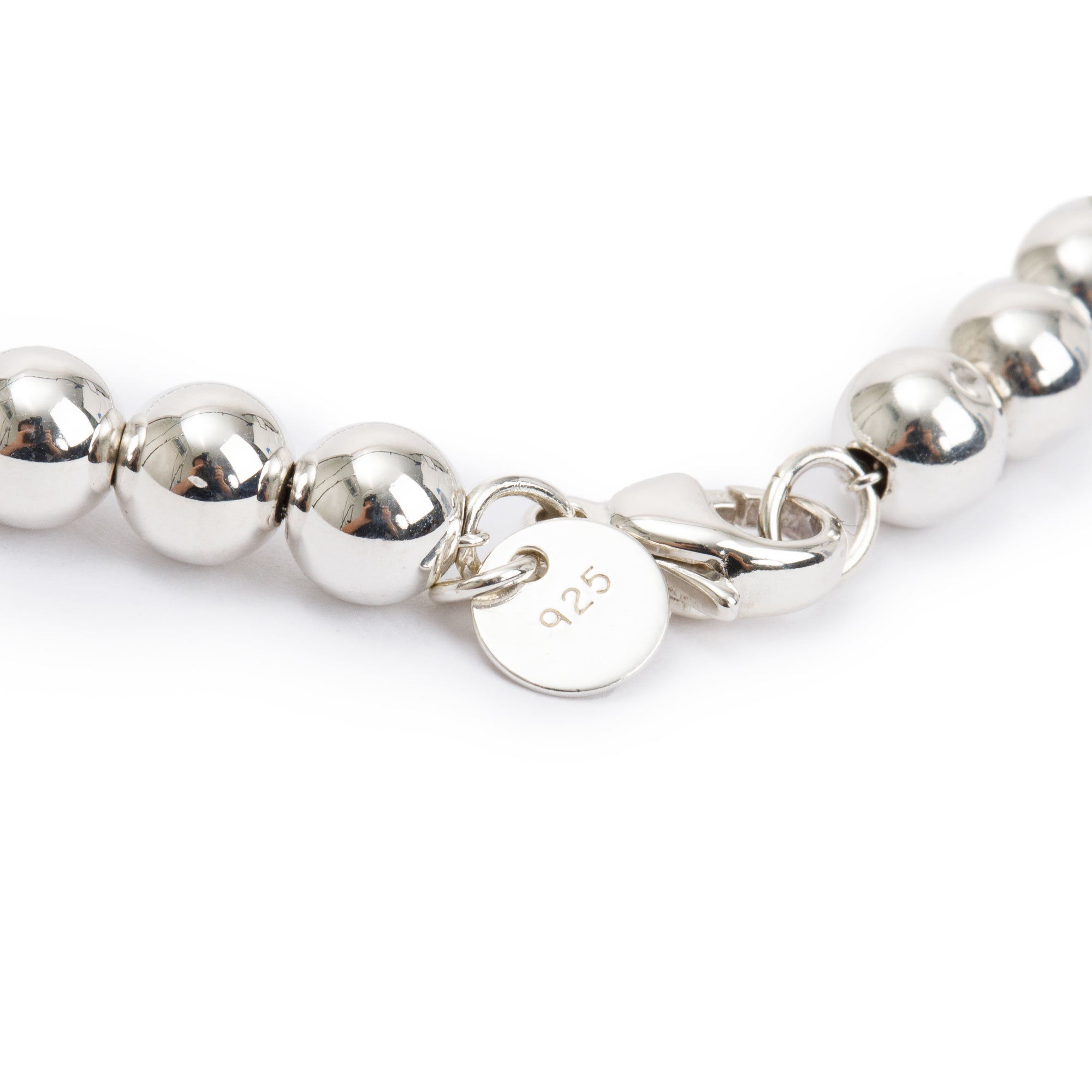 Tiffany & Co. Sterling Silver HardWear Graduated Ball Necklace