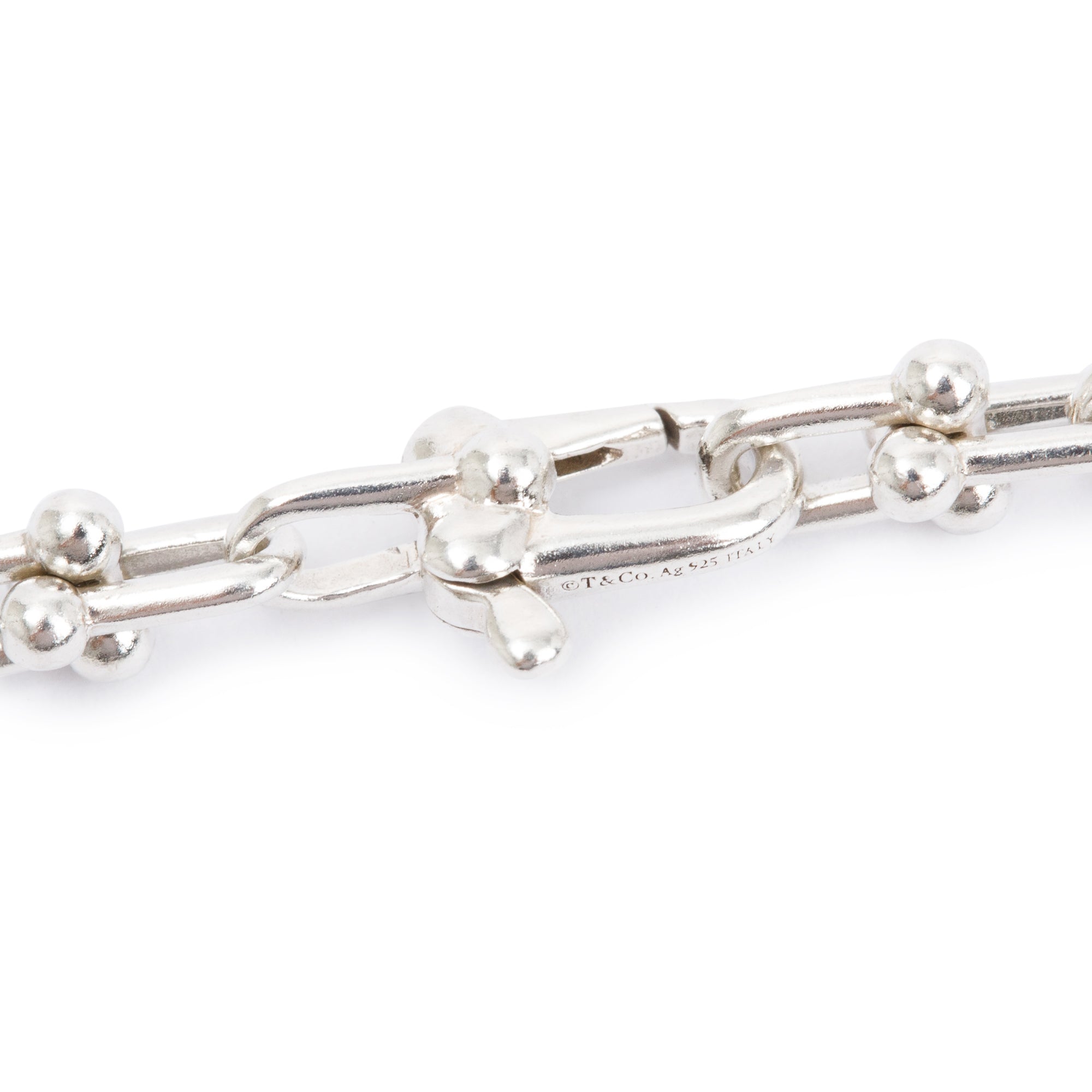 Tiffany & Co. Sterling Silver HardWear Micro Link Bracelet
