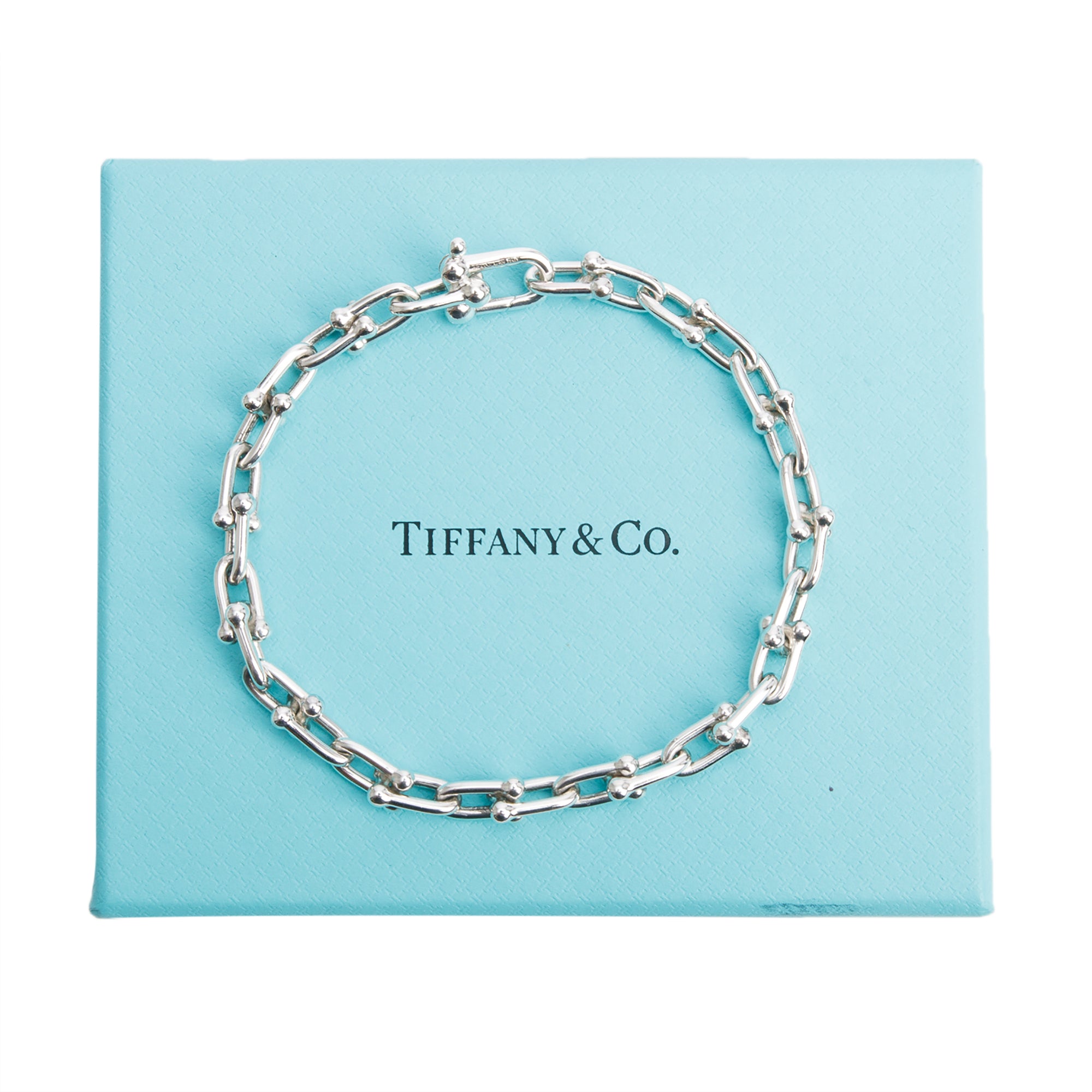 Tiffany Sterling Silver HardWear Small Link Bracelet w/ Box