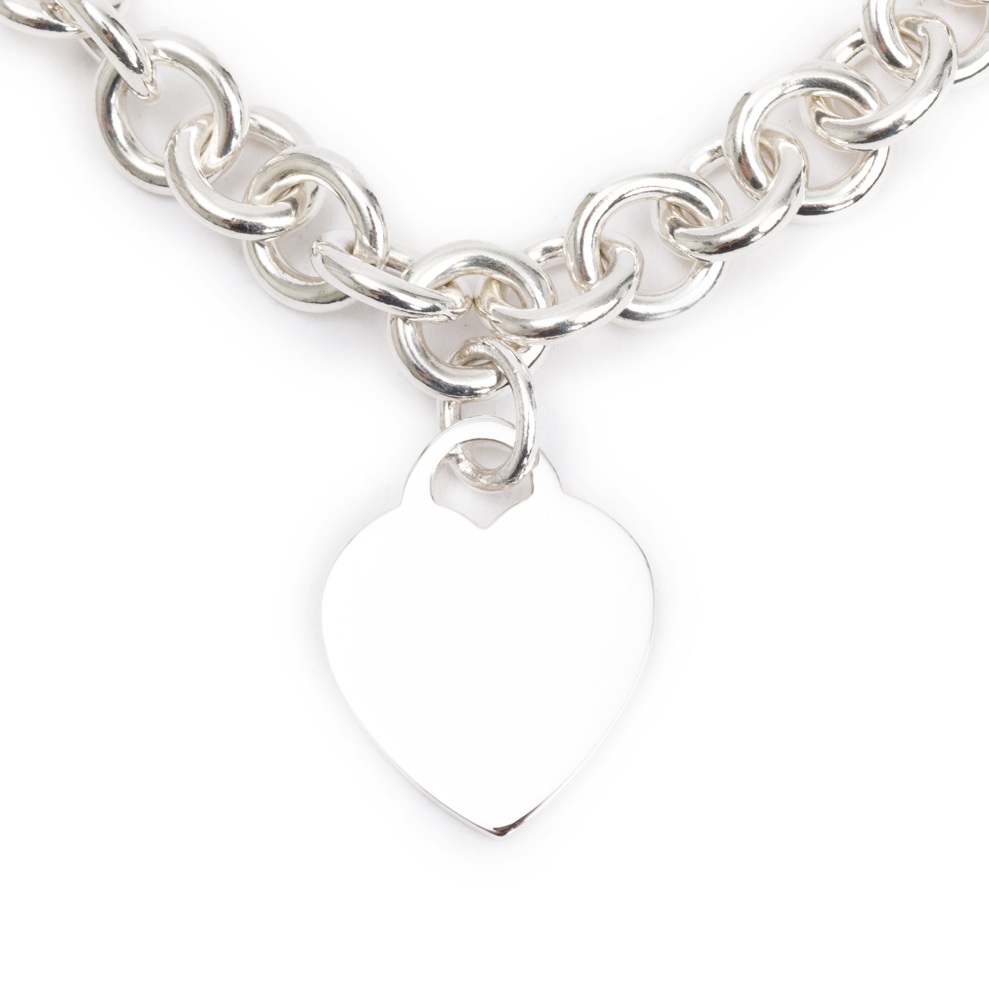Tiffany & Co. Sterling Silver Heart Tag Necklace